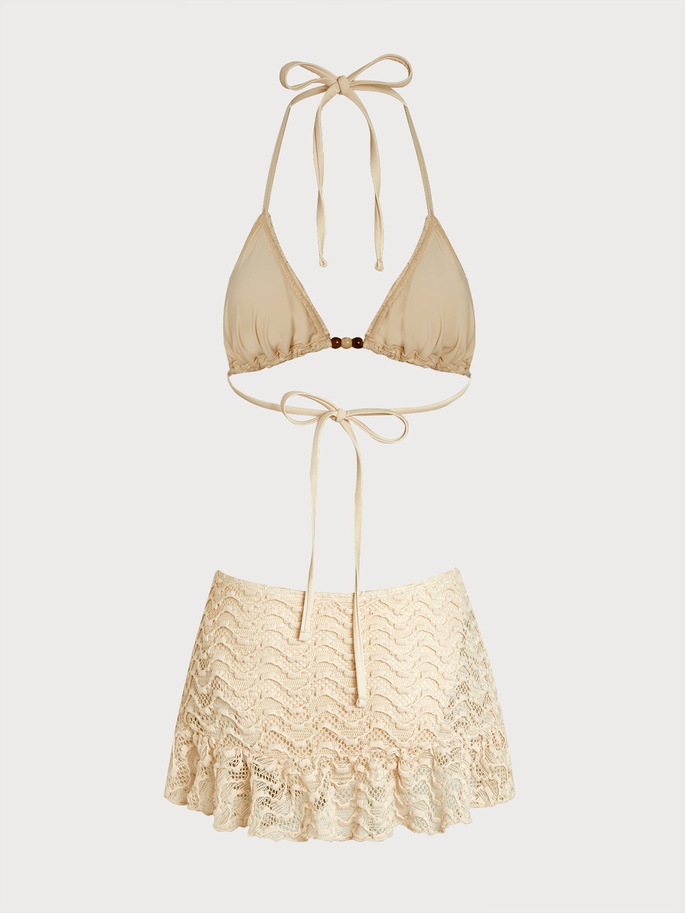 Women's Knitted Polyester Bikini Set Bikinis - SAMIOLSWIM