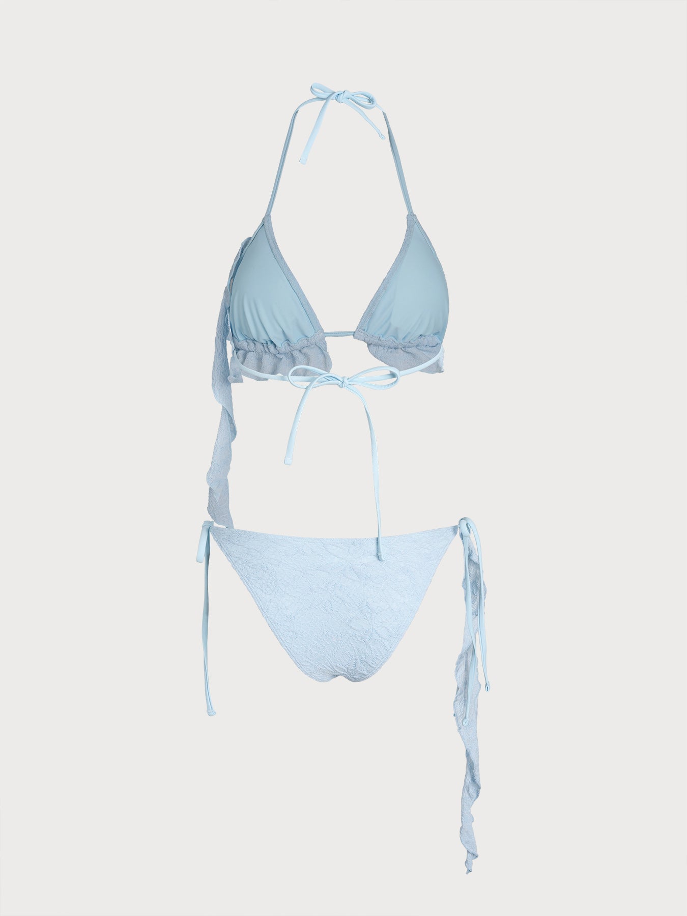 Women's Knitted Polyester Bikini Set Bikinis - SAMIOLSWIM