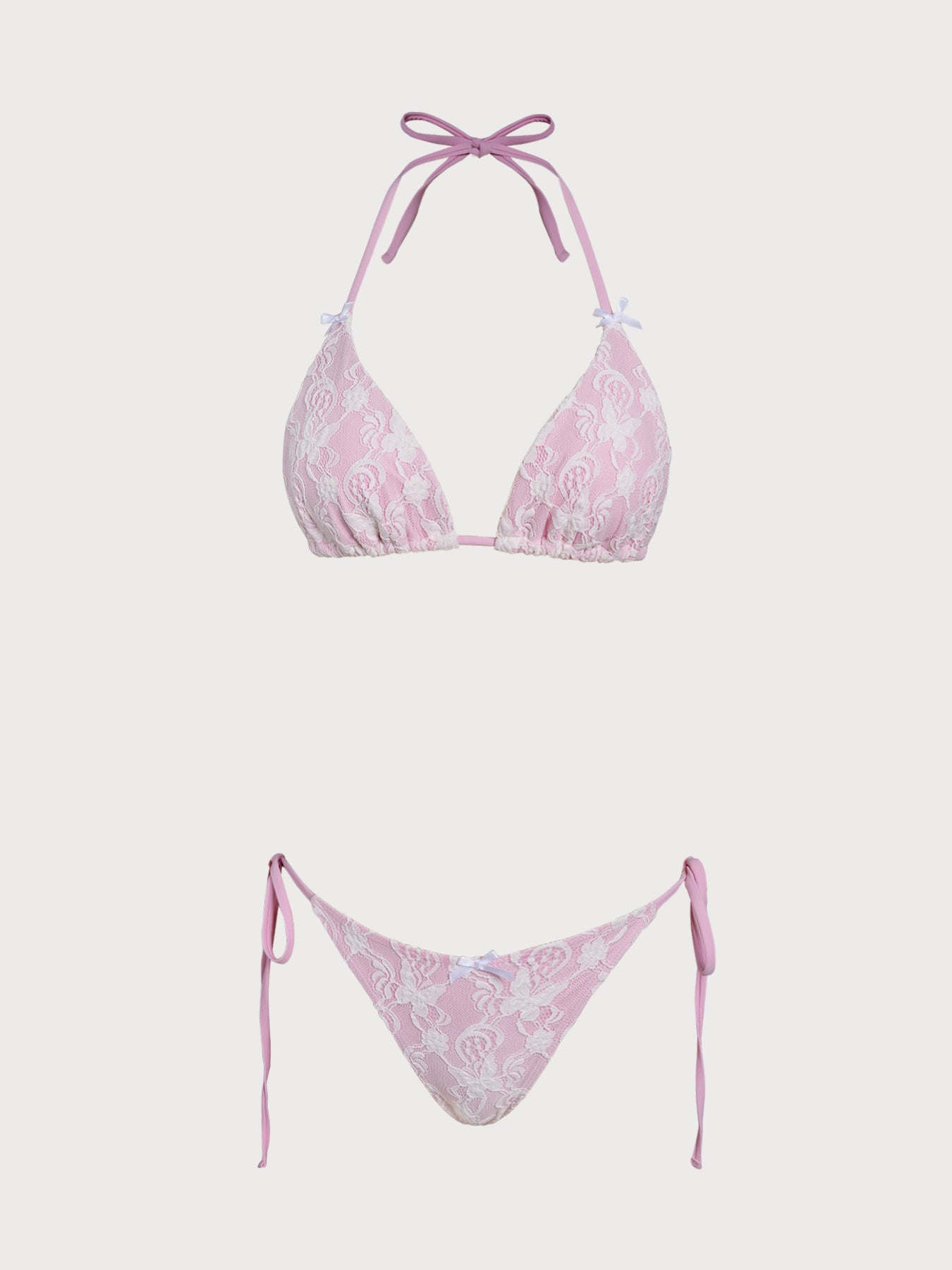 Women's Knitted Polyester Jacquard Bikini Set Bikinis - SAMIOLSWIM