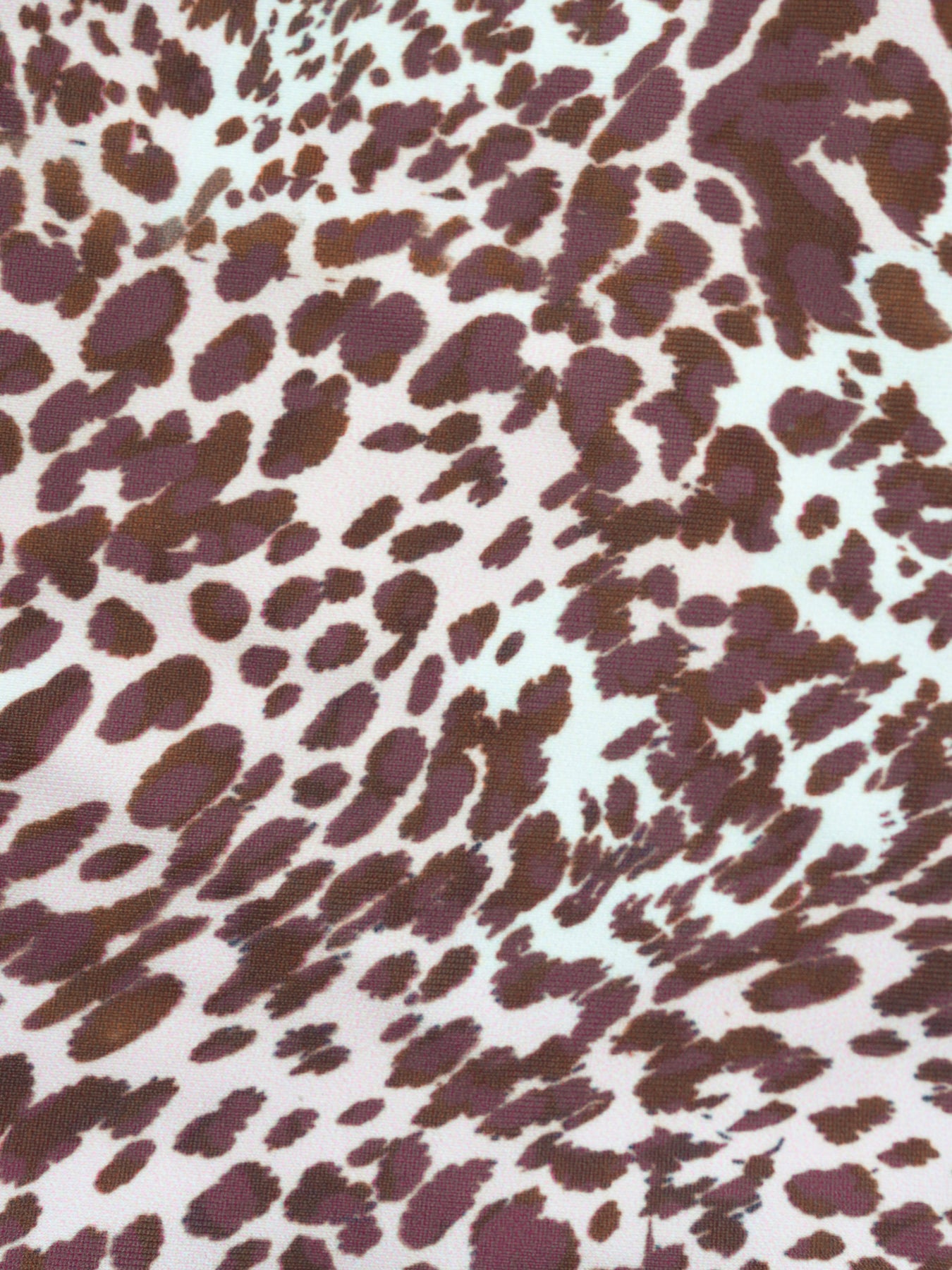 Women's Knitted Polyester Leopard Print Tankini Suit Tankinis - SAMIOLSWIM