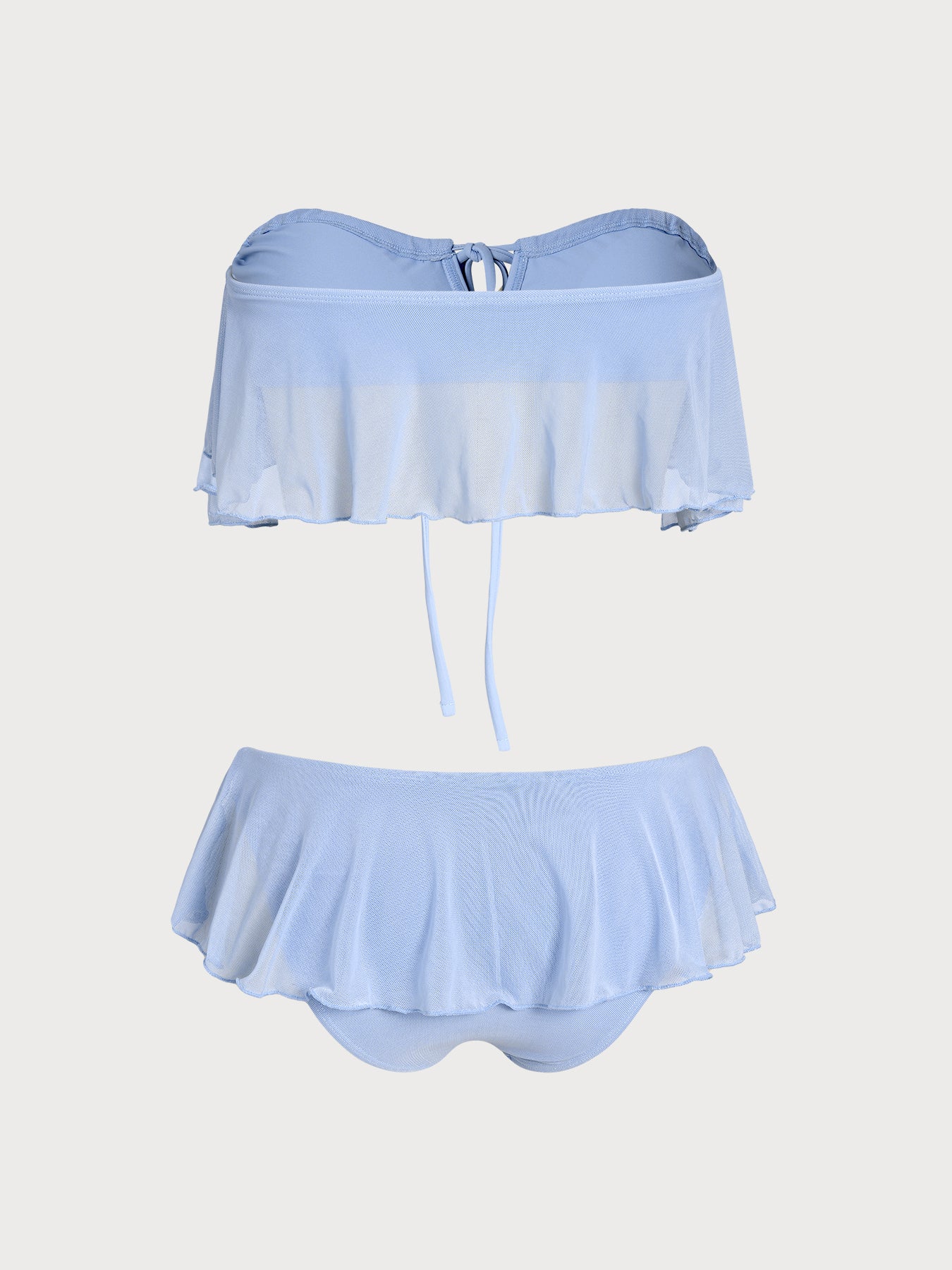 Women's Knitted Polyester Mesh Bikini Set Bikinis - SAMIOLSWIM