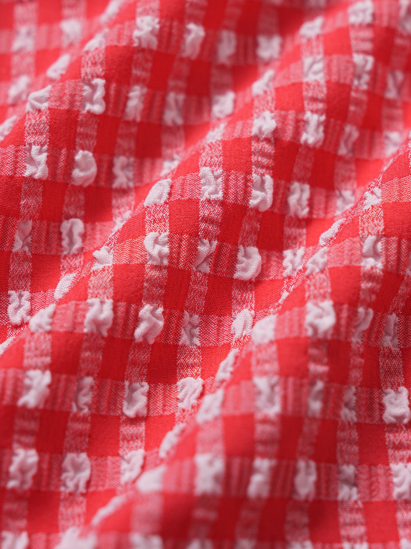 Women's Knitted Polyester Plaid Print Bikini Set Bikinis - SAMIOLSWIM