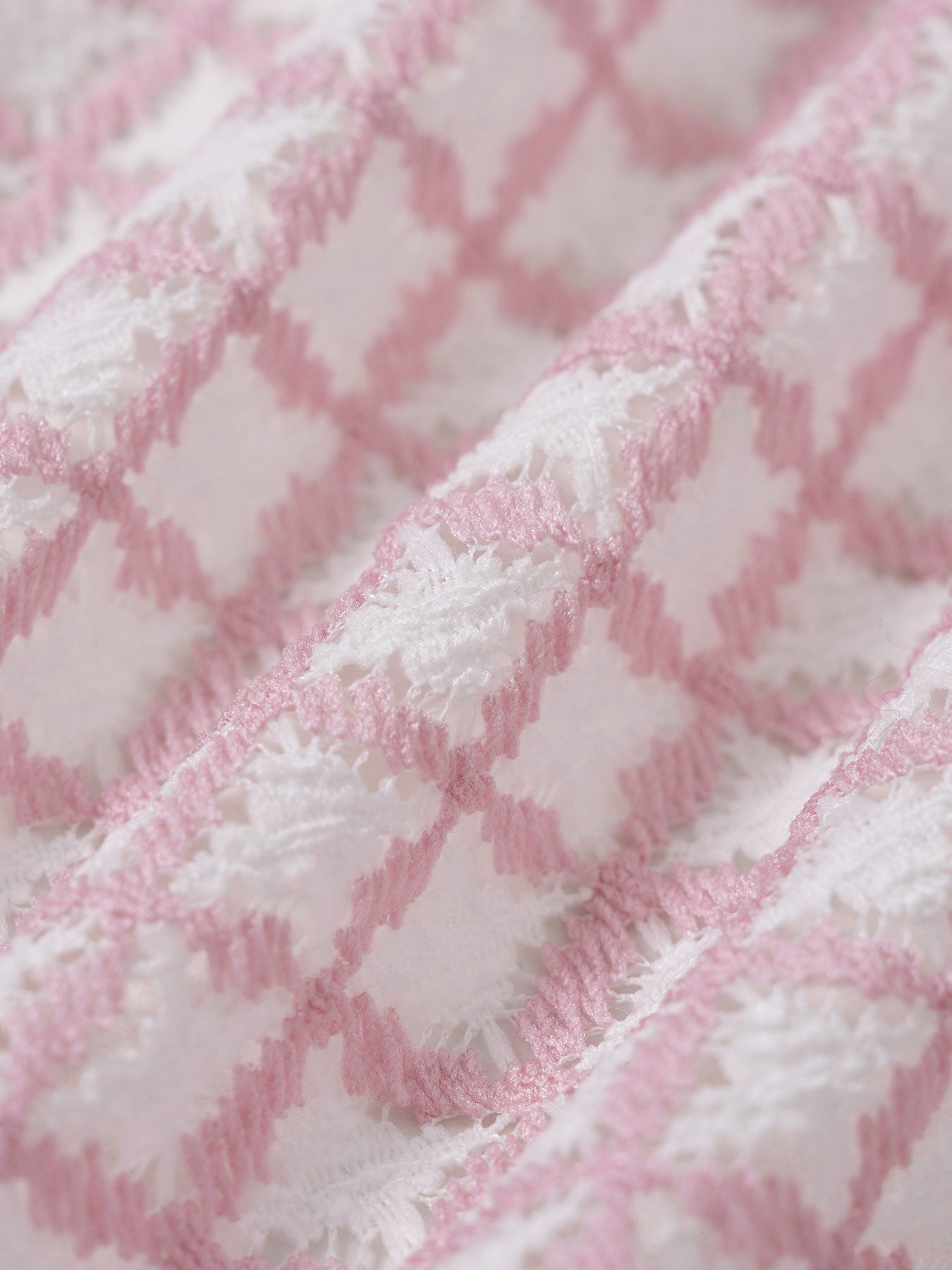 Women's Knitted Polyester Plaid Tankini Suit Tankinis - SAMIOLSWIM