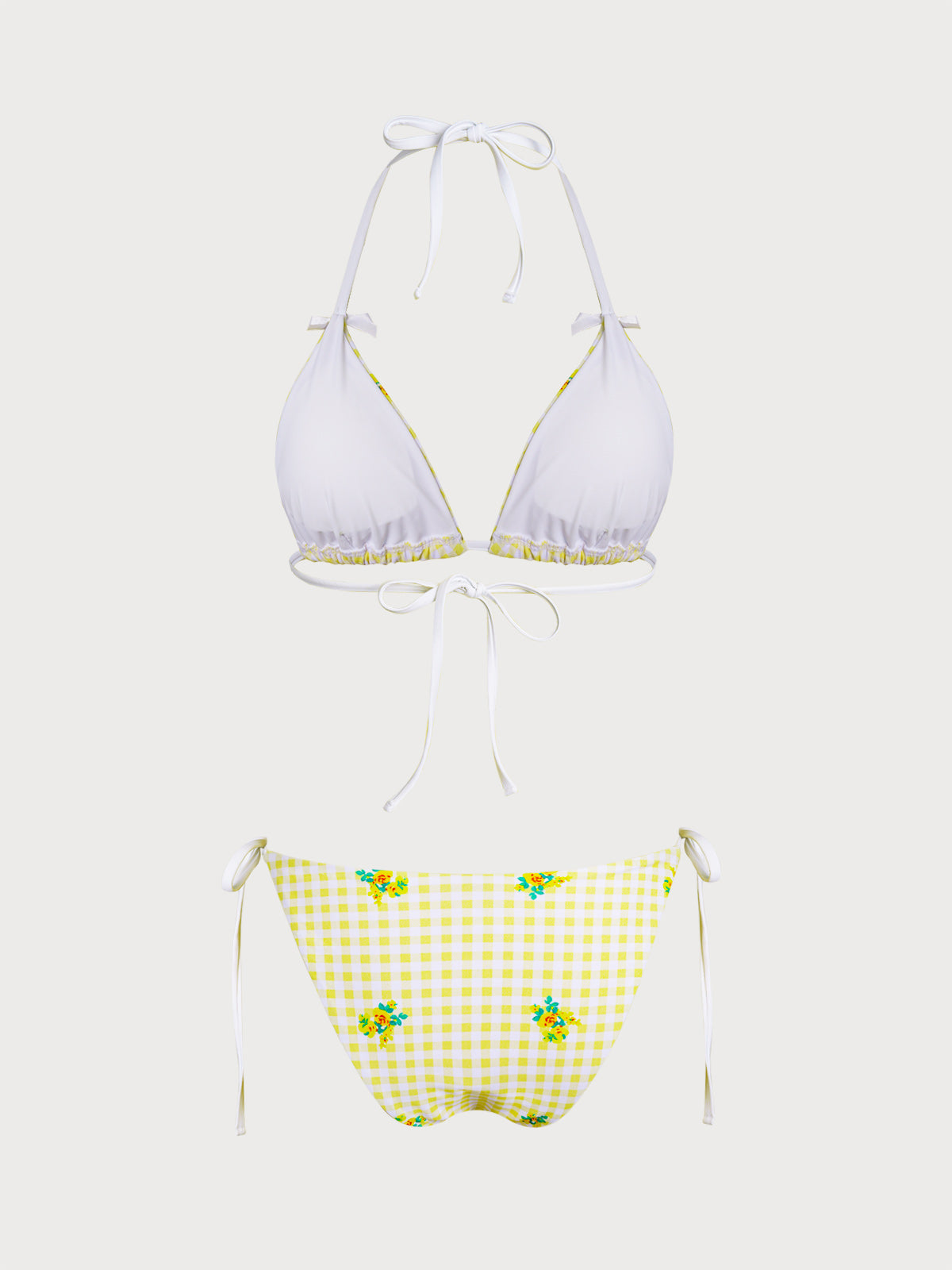 Women's Knitted Polyester Printed Bikini Set Bikinis - SAMIOLSWIM