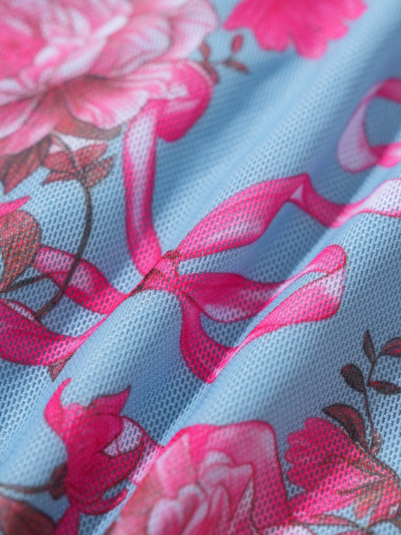 Women's Knitted Polyester Printed Tankini Suit Tankinis - SAMIOLSWIM