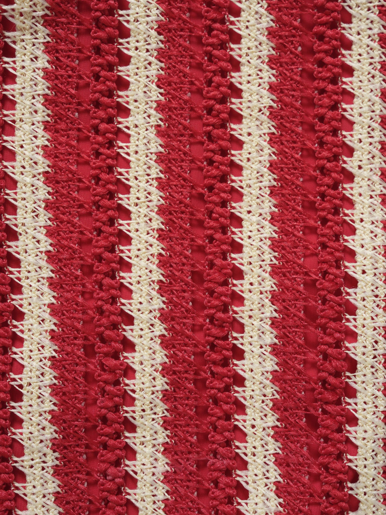 Women's Knitted Polyester Striped Bikini Set Bikinis - SAMIOLSWIM