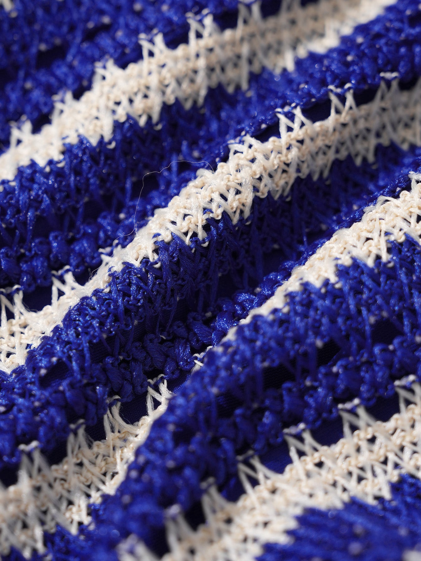 Women's Knitted Polyester Striped Bikini Set Bikinis - SAMIOLSWIM