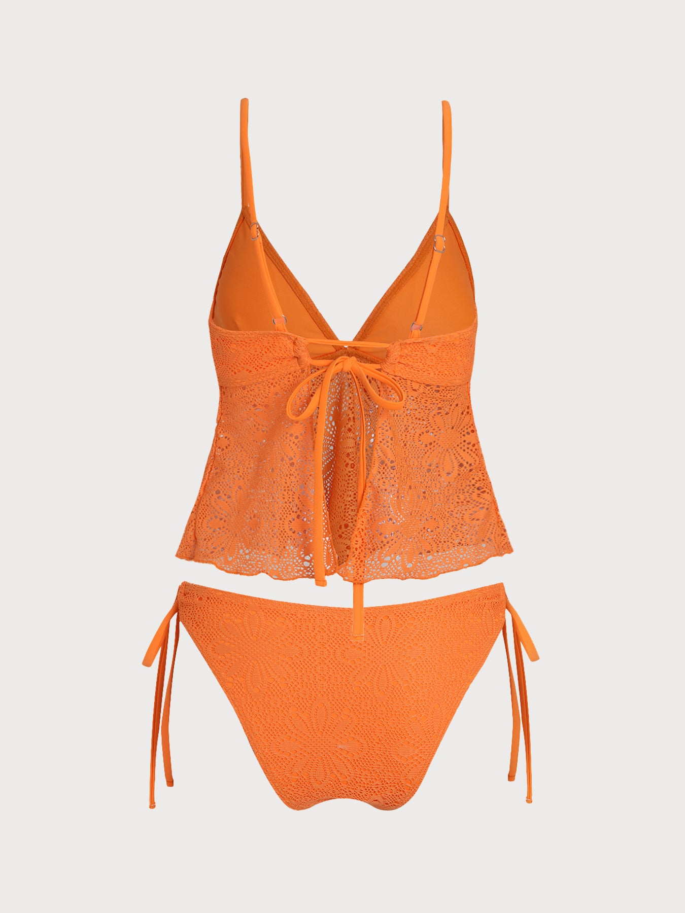 Women's Knitted Polyester Tankini Set Tankinis - SAMIOLSWIM