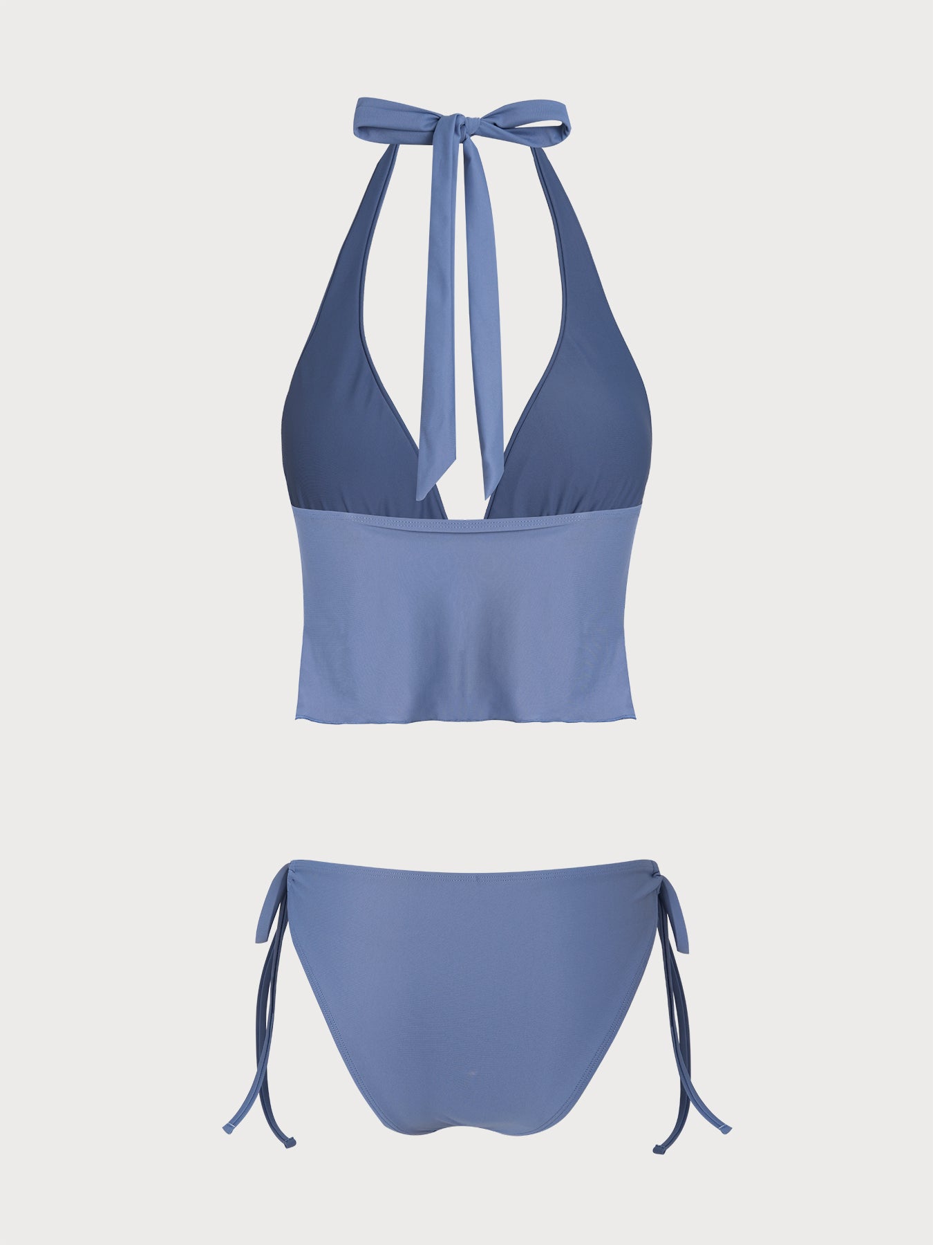 Women's Knitted Polyester Tankini Set Tankinis - SAMIOLSWIM