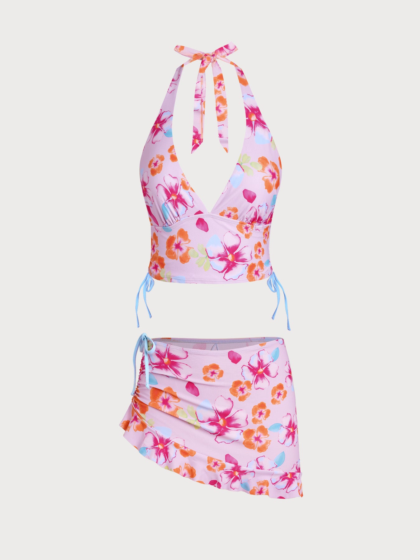 Women's Knitted Polyester Tankini Suit Tankinis - SAMIOLSWIM