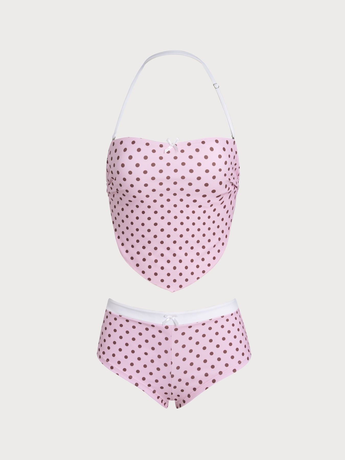 Women's Knitted Polyester Tankini Suit Tankinis - SAMIOLSWIM