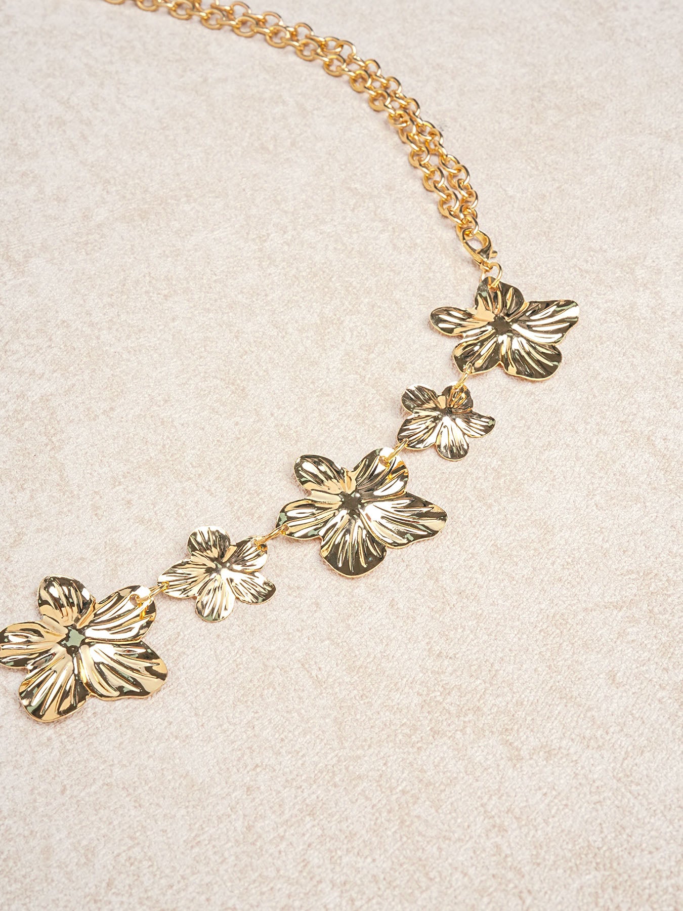 Women's Metal 3D Flower Waist Chain Beach Accessory Beach Accessories - SAMIOLSWIM