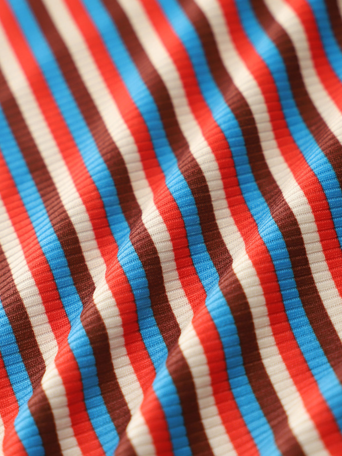 Women's Nylon Knitted Colorful Striped Reversible Bikini Set Bikinis - SAMIOLSWIM