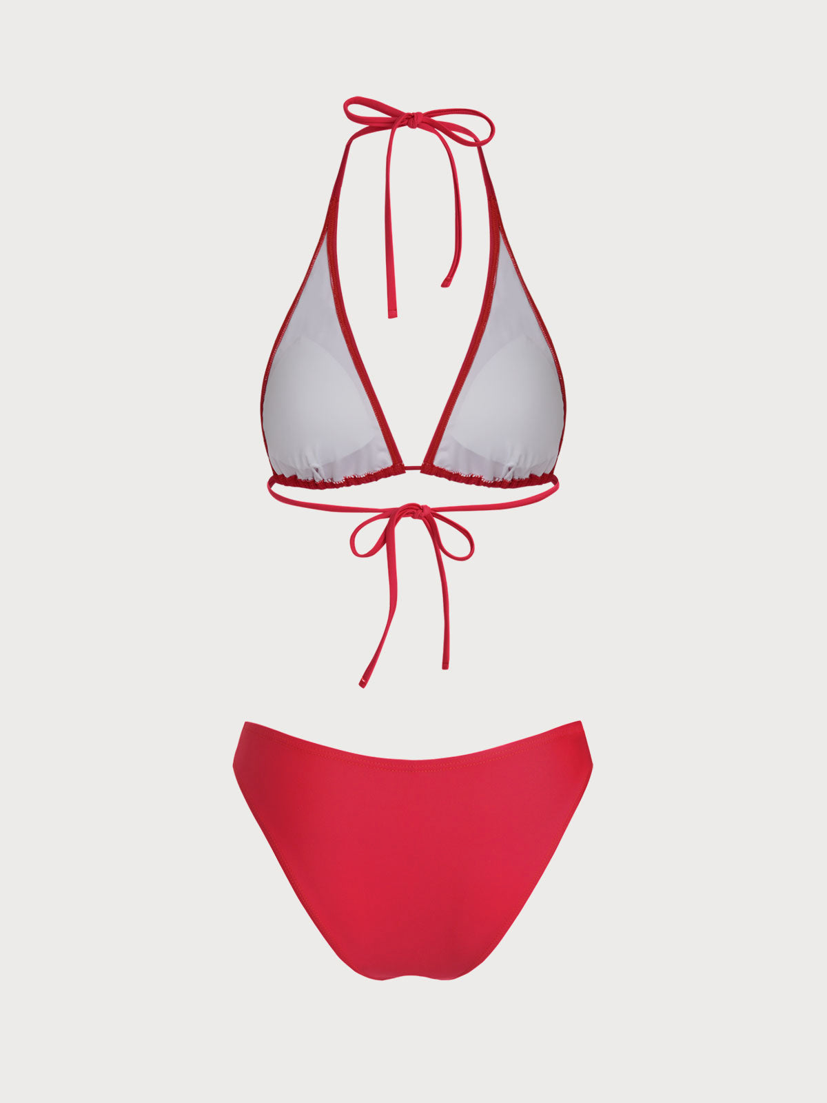 Women's Nylon Knitted Rhinestone Flower Bikini Set Bikinis - SAMIOLSWIM