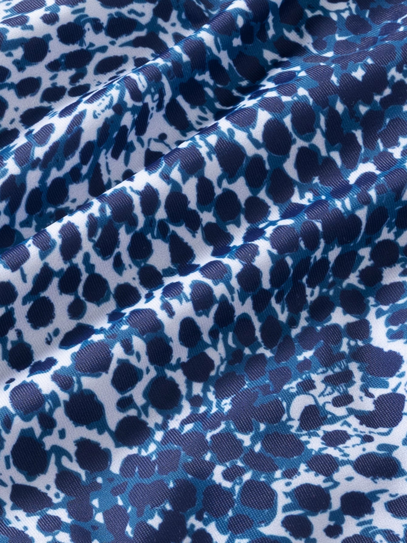 Women's Polyester Knit Leopard Print Bikini Set Bikinis - SAMIOLSWIM