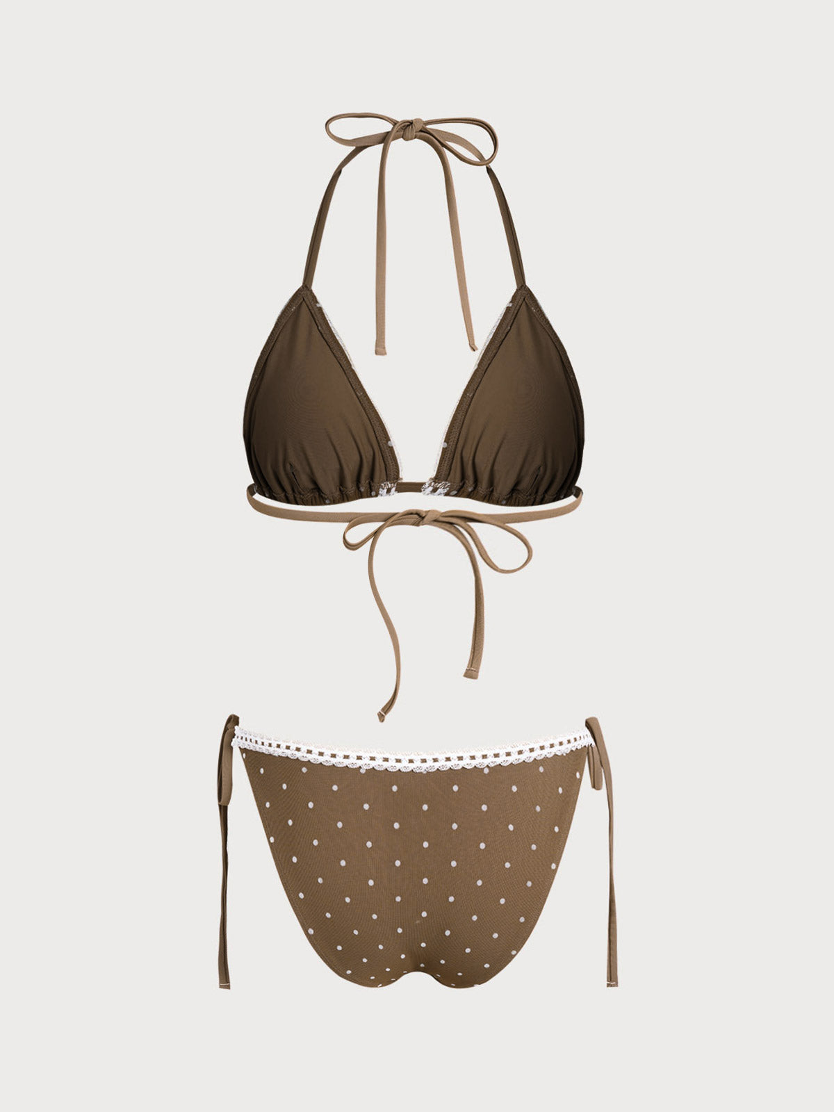 Women's Polyester Knitted Mesh Bikini Sets Bikinis - SAMIOLSWIM