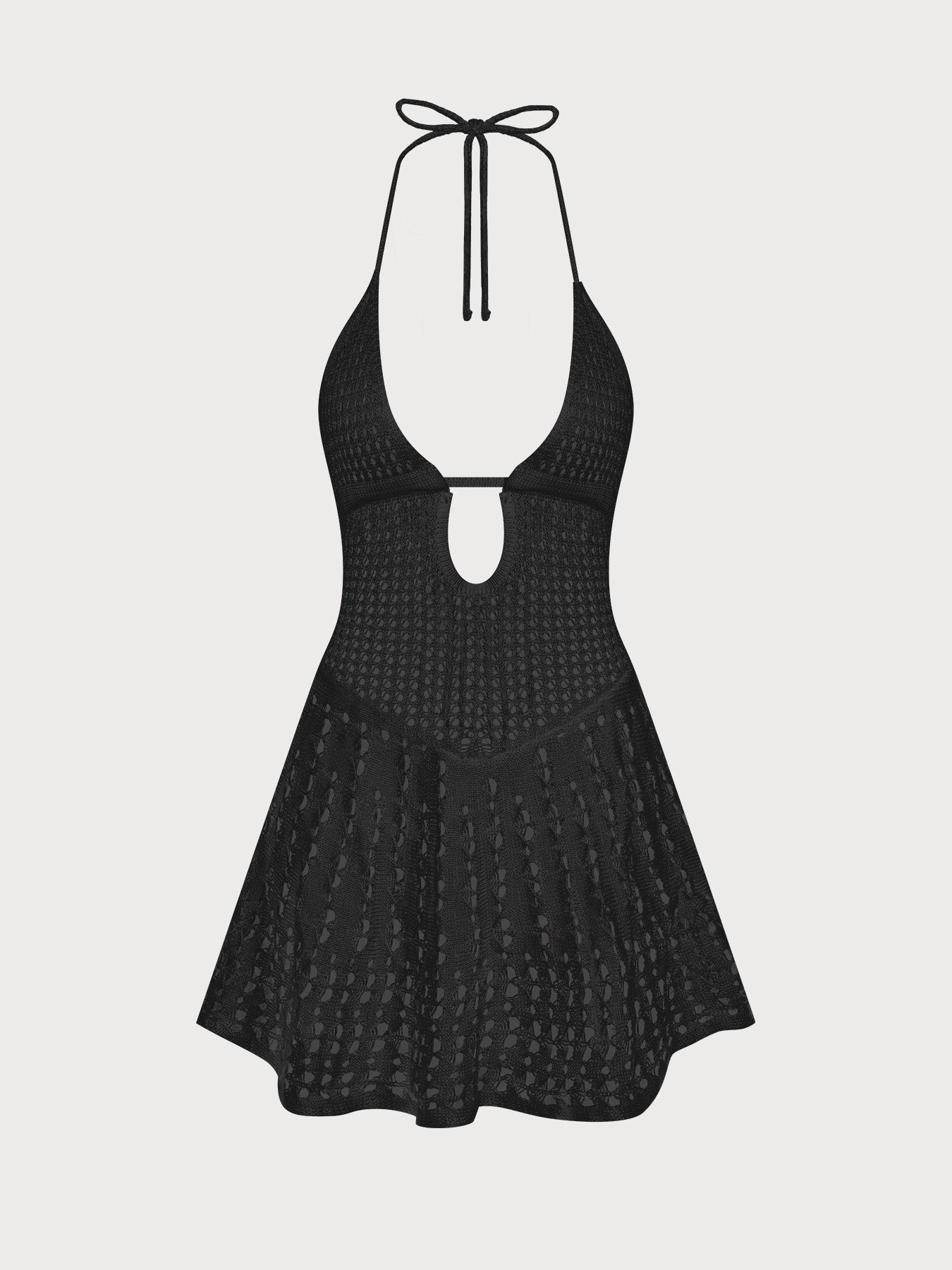 Women's polyester openwork cover-up Cover-ups - SAMIOLSWIM