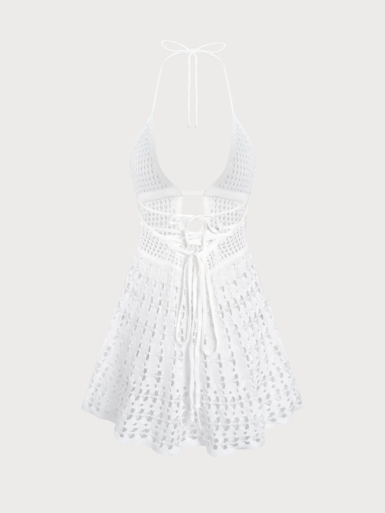Women's polyester openwork cover-up Cover-ups - SAMIOLSWIM