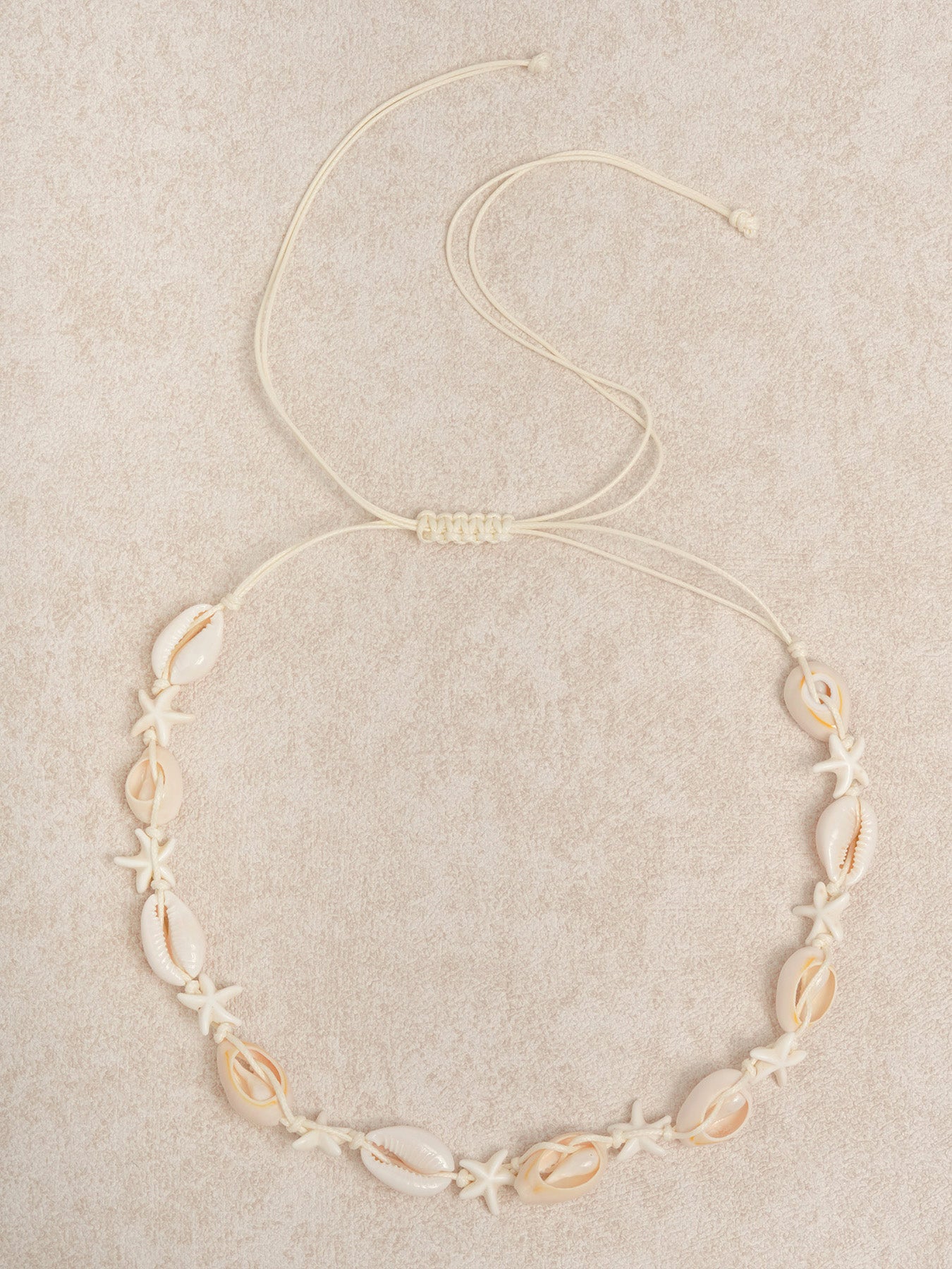 Women's Seashell Beach Vacation Knitted Necklace White Necklaces - SAMIOLSWIM