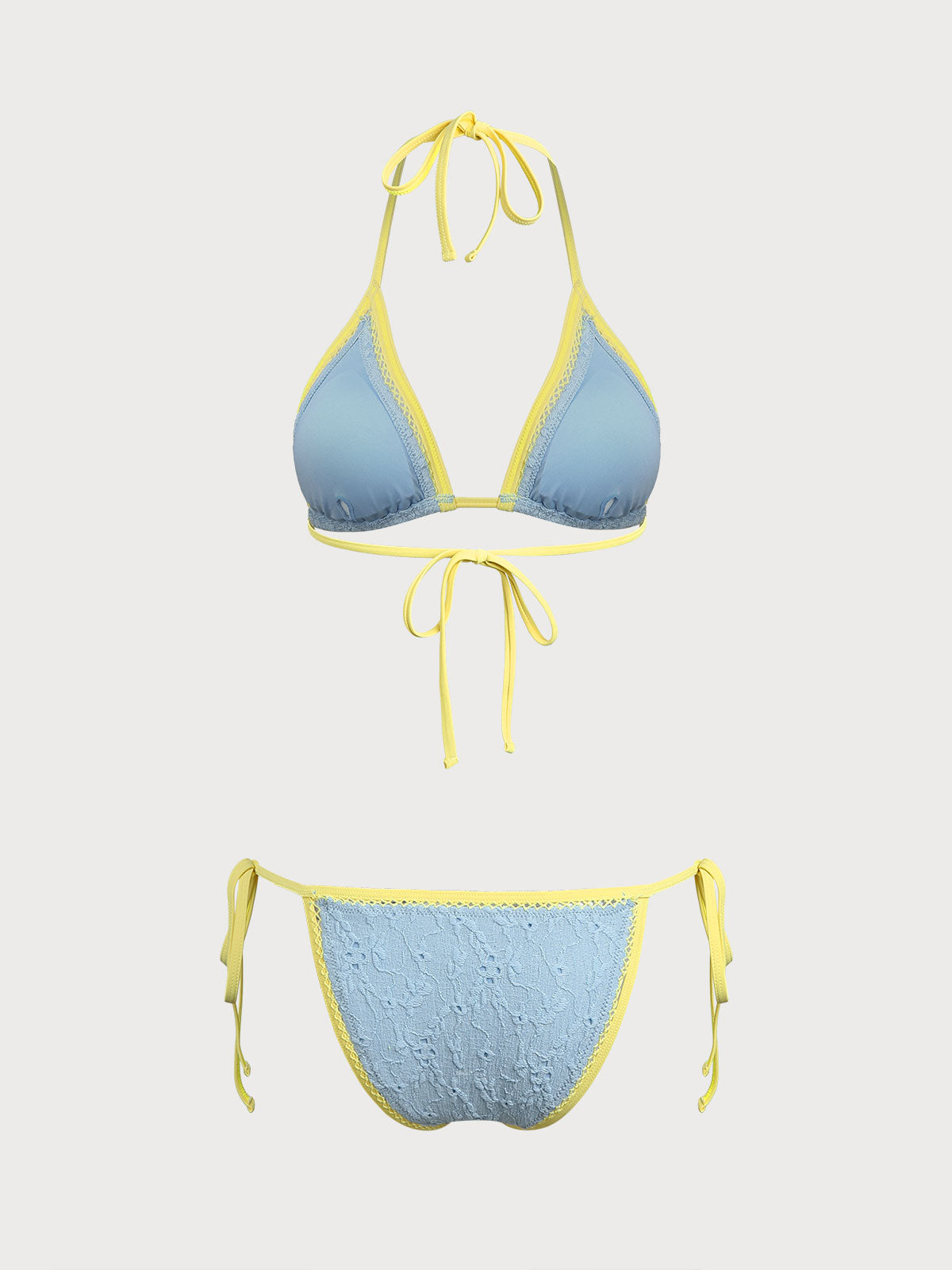 Woven Polyester Bikini Set Bikinis - SAMIOLSWIM