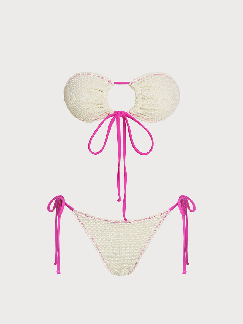 Front Keyhole Halter Tie