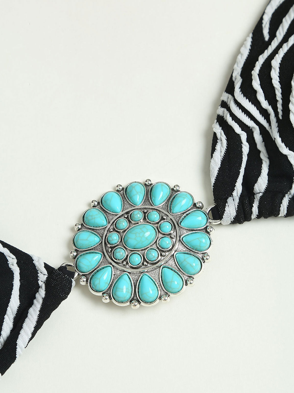 Black Contrast Geometric Bikini Set