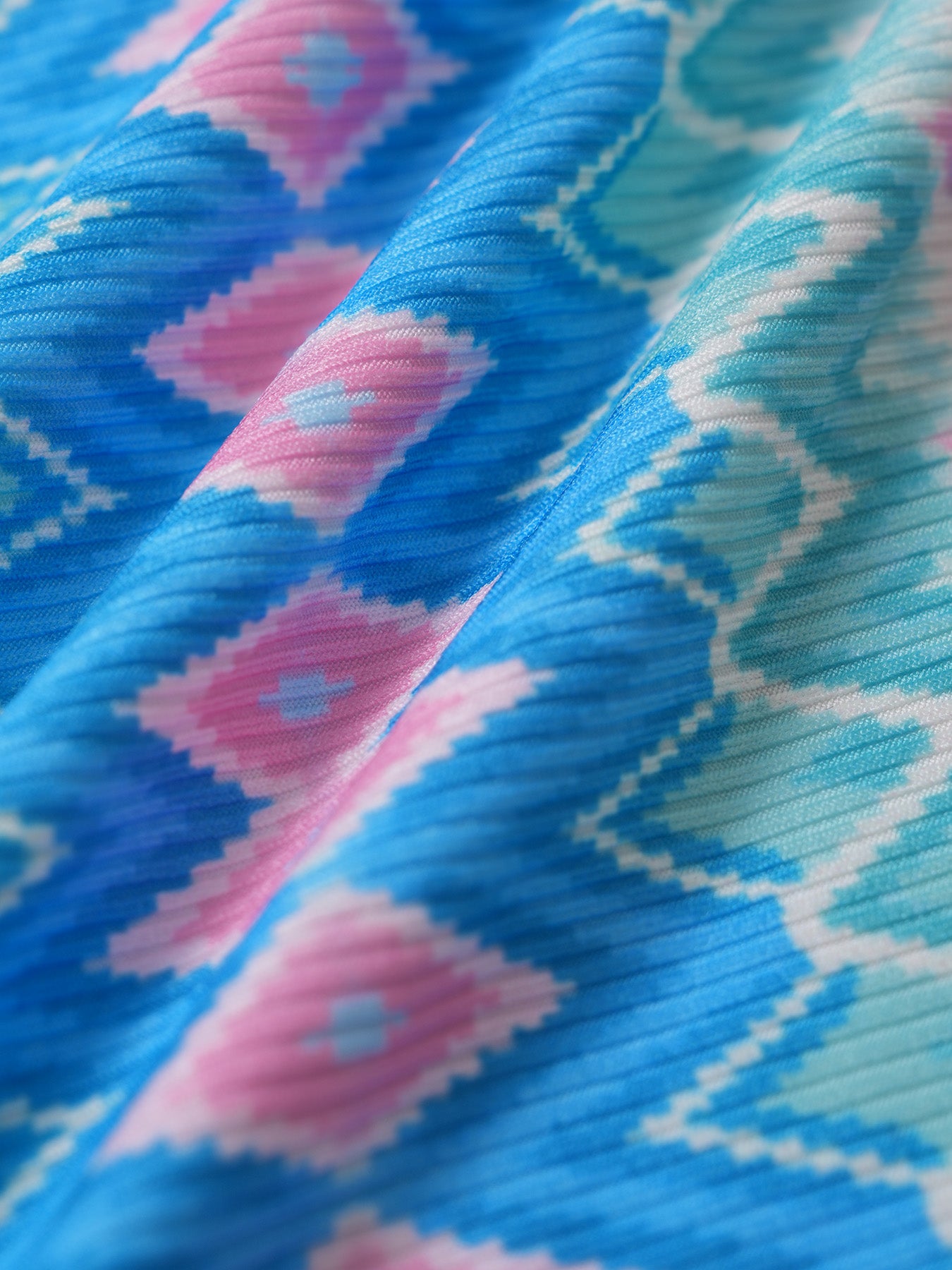 女士针织涤纶彩虹条比基尼套装 Bikinis - SAMIOLSWIM