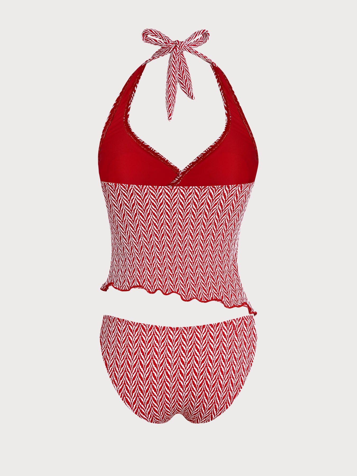 Knitted Polyester Tankini Sets Tankinis - SAMIOLSWIM