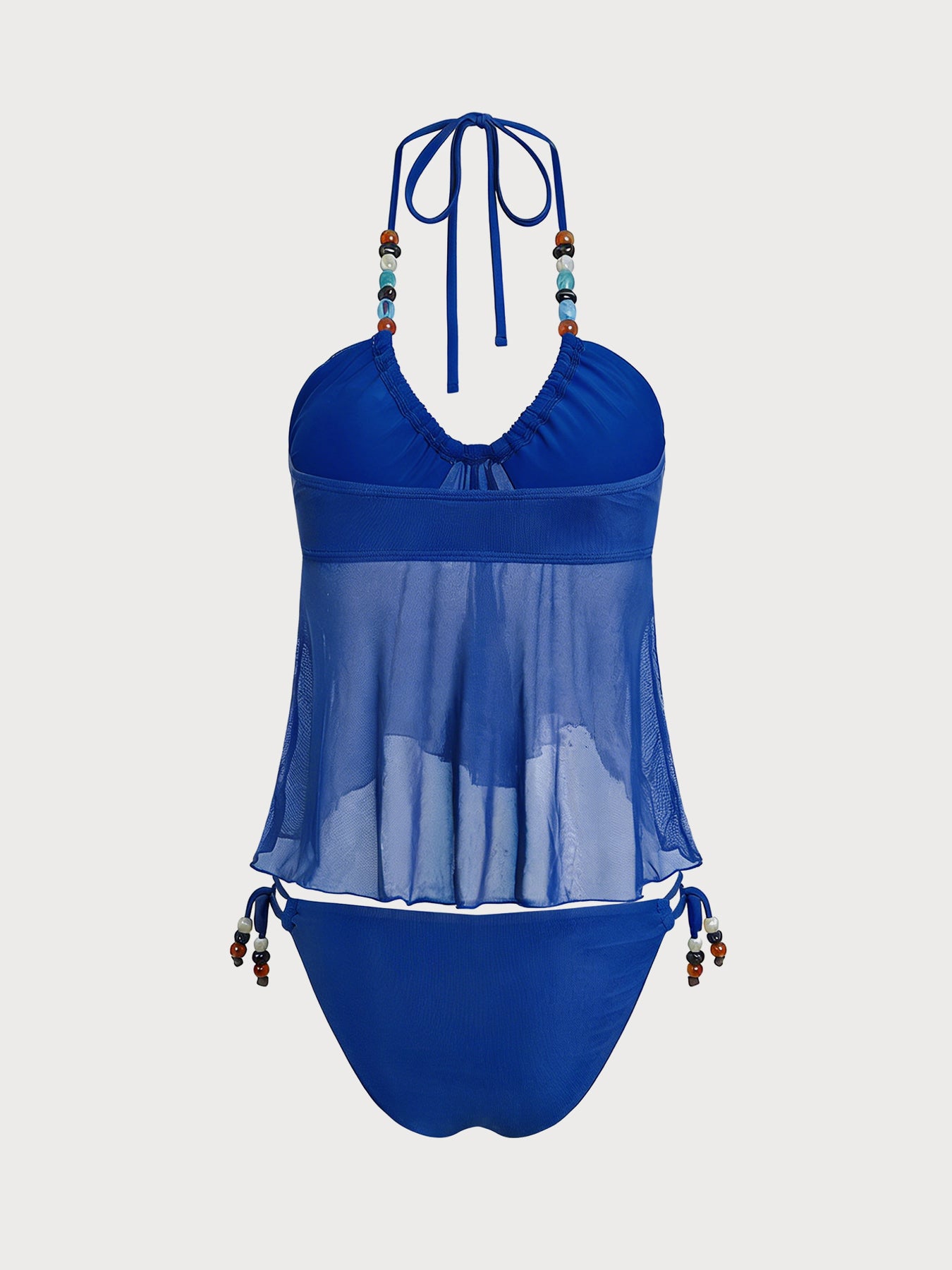 Knitted Polyester Tankini Suit Tankinis - SAMIOLSWIM