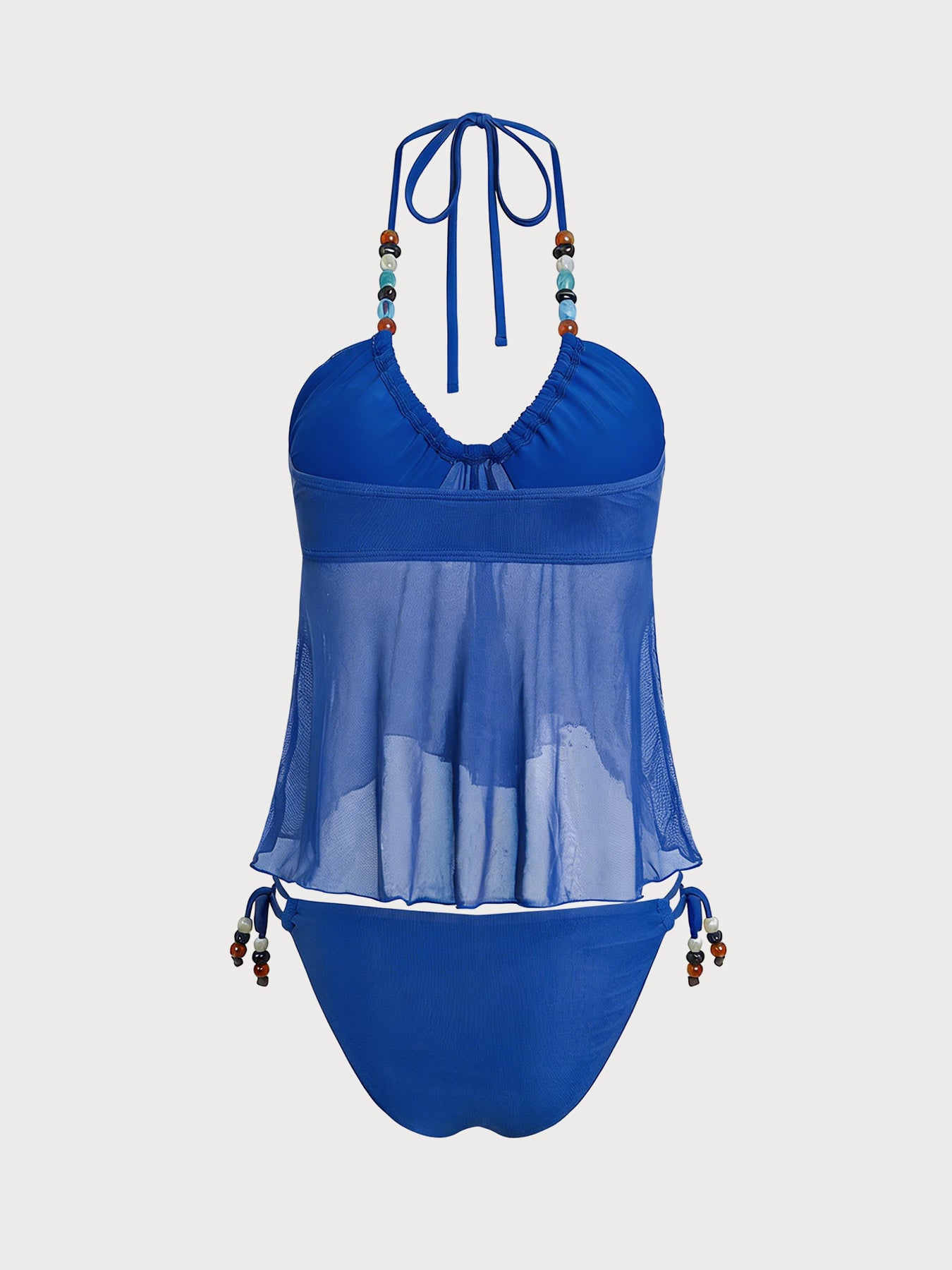 Knitted Polyester Tankini Suit Tankinis - SAMIOLSWIM