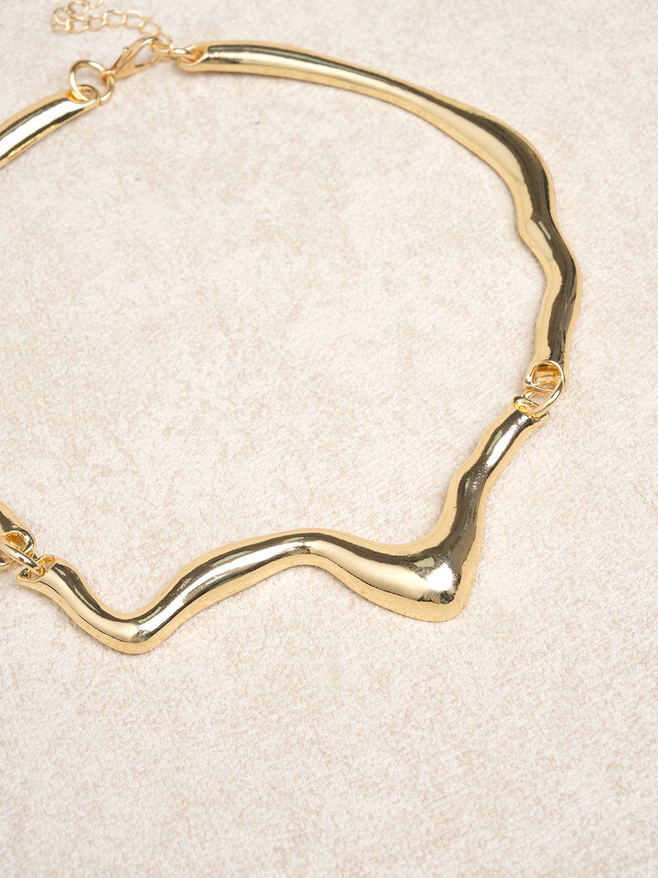 女士金属风扭曲项链 Necklaces - SAMIOLSWIM