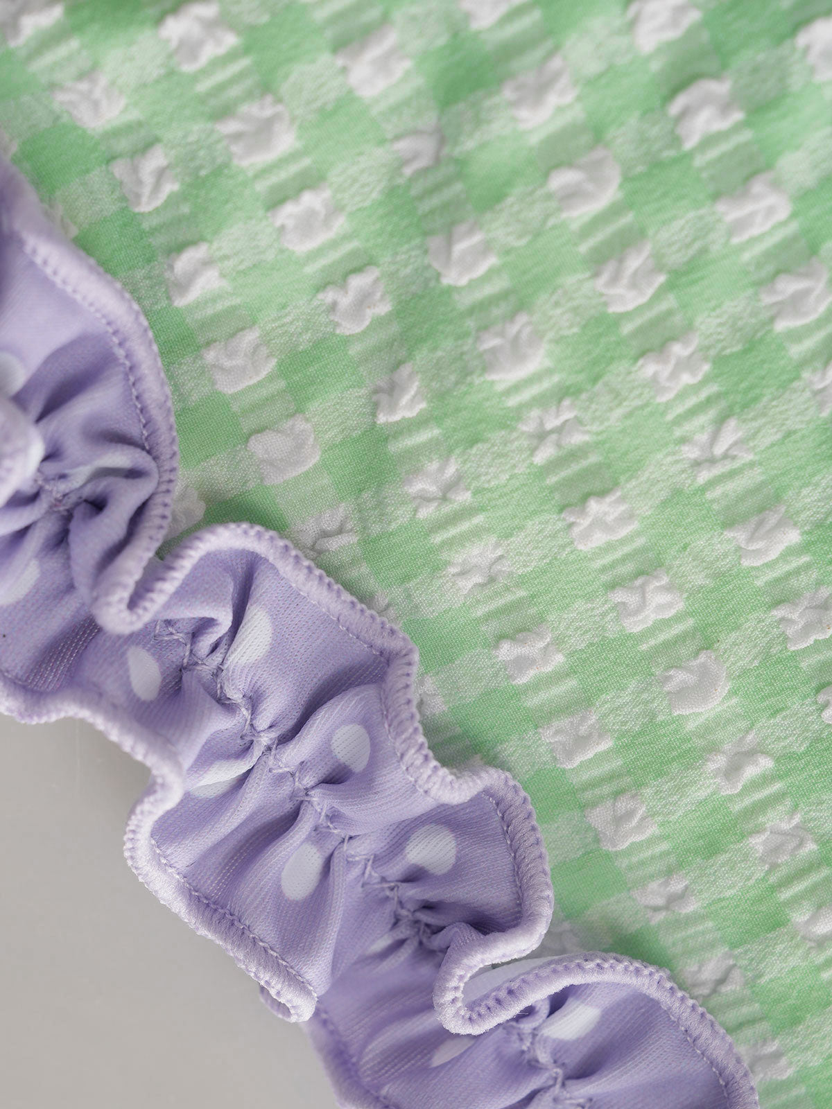 Women'S Nylon Blend Contrast Underwire Bikini Set Bikinis - SAMIOLSWIM