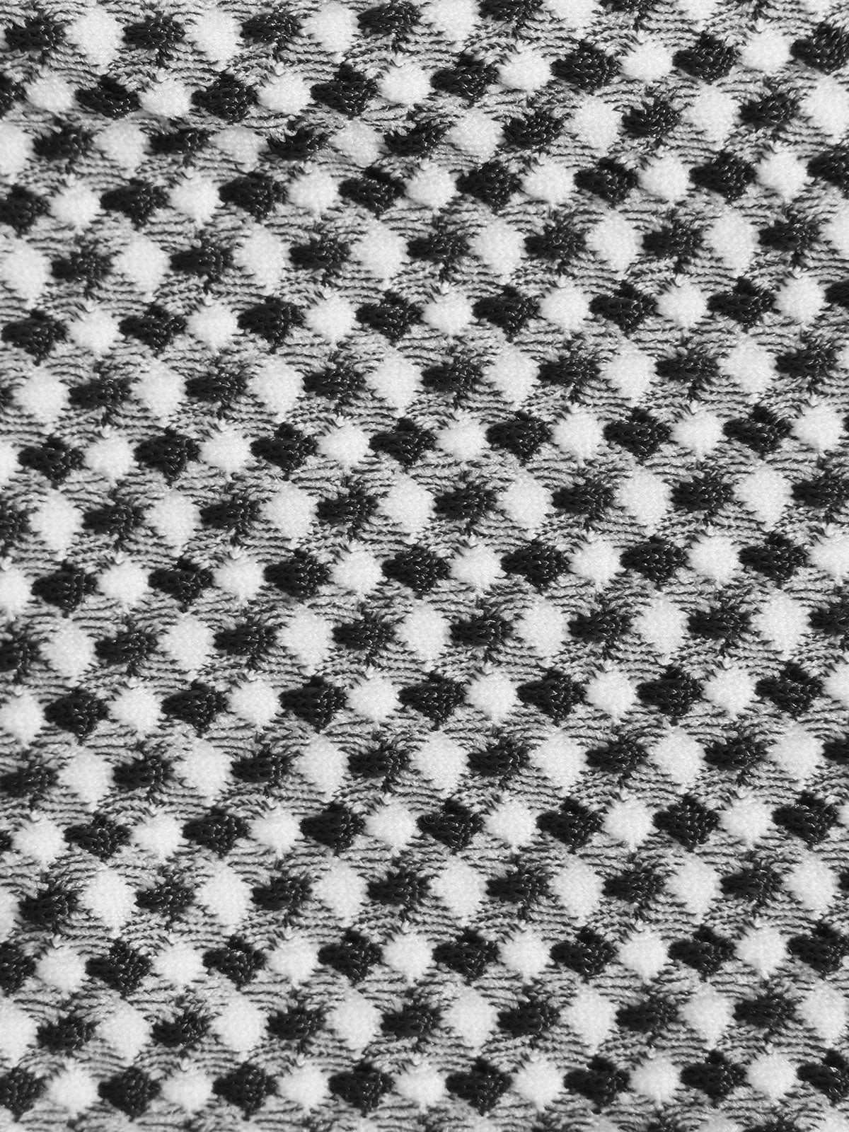 Women'S Nylon Knit Plaid Knotted Bikini Set Bikinis - SAMIOLSWIM