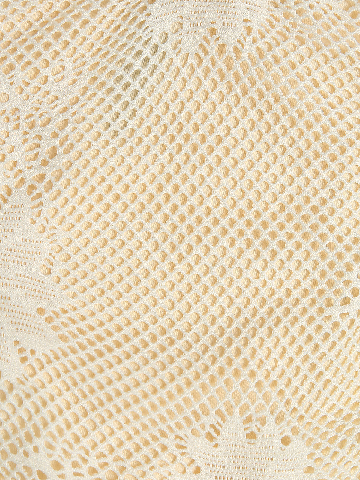 Women'S Polyester Knitted Mesh Irregular Hem Tankini Set Tankinis - SAMIOLSWIM