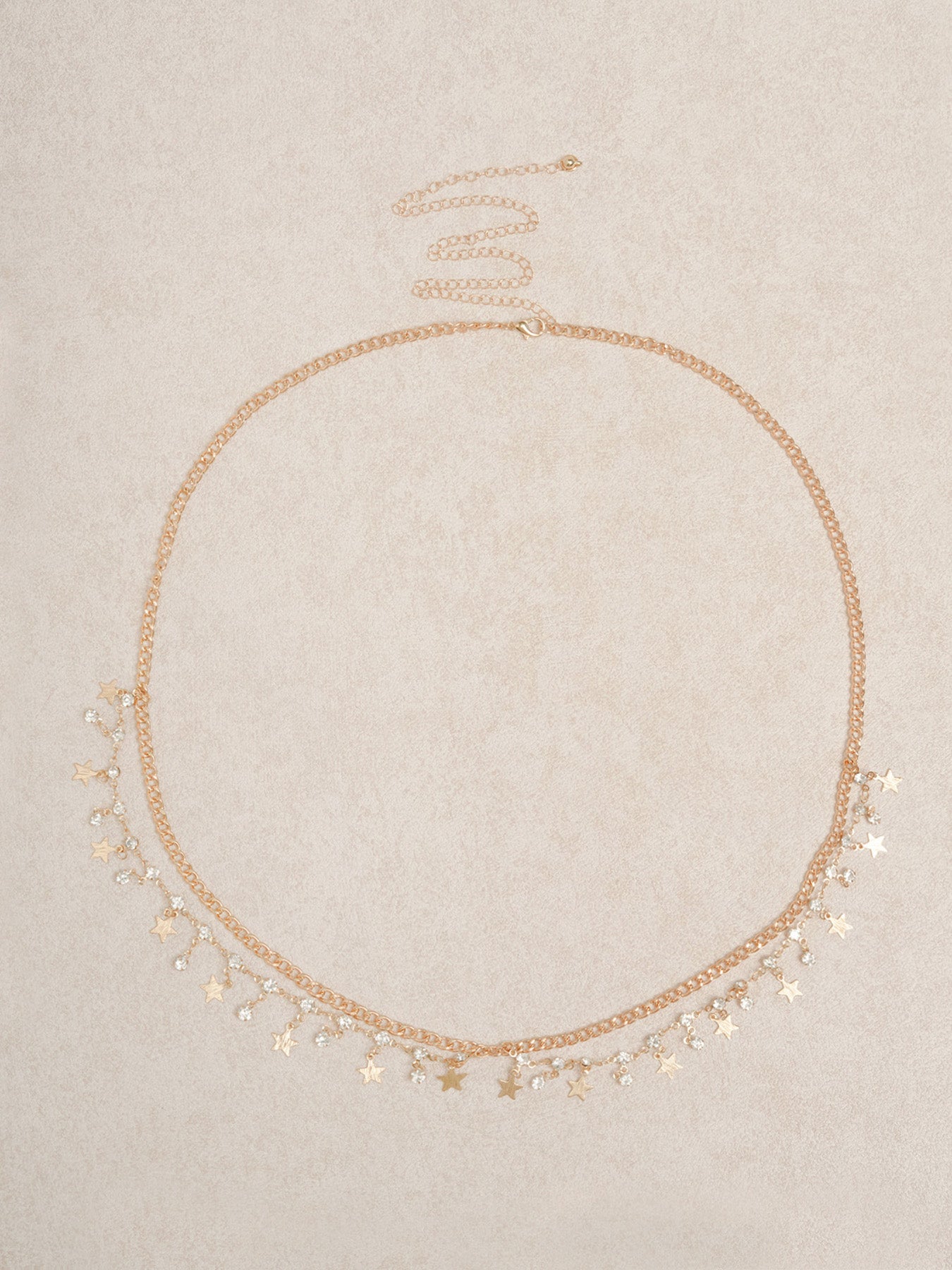 Women's iron chain, copper chain, rhinestone tassel beach accessory Gold Beach Accessories - SAMIOLSWIM