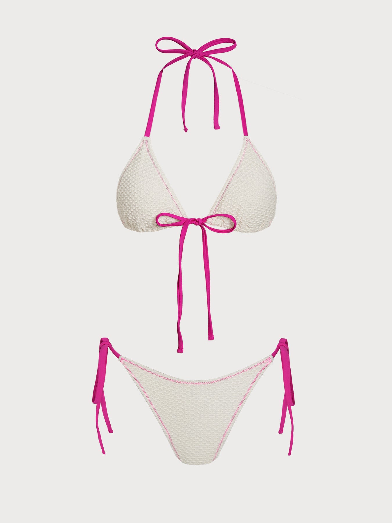 Women's Knitted Nylon Bikini Set Bikinis - SAMIOLSWIM