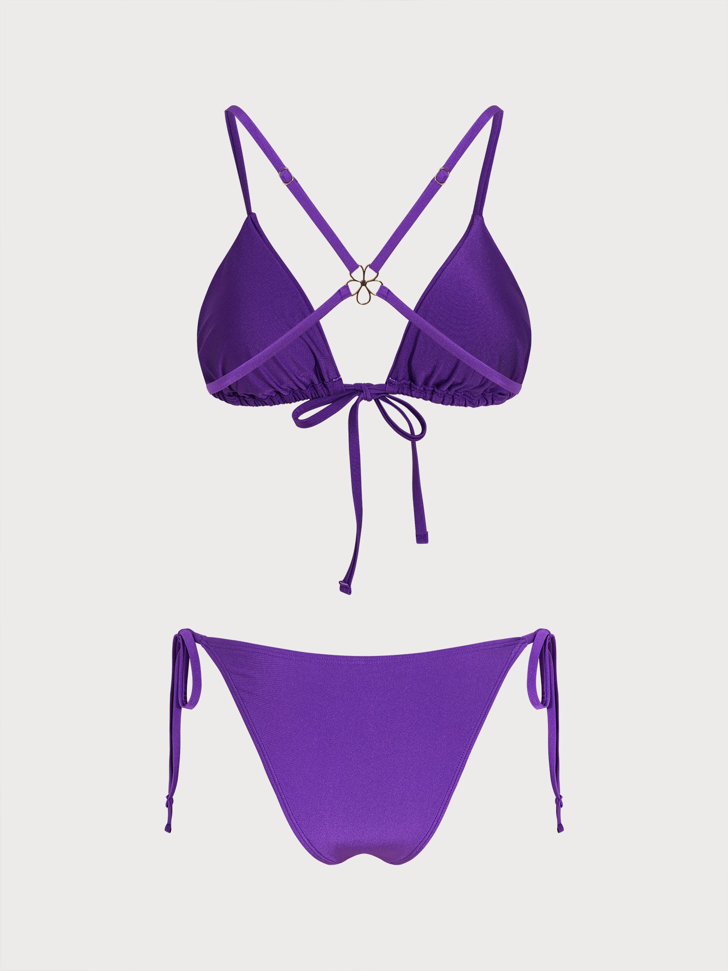 Women's Knitted Nylon Bikini Set - SAMIOLSWIM - 01