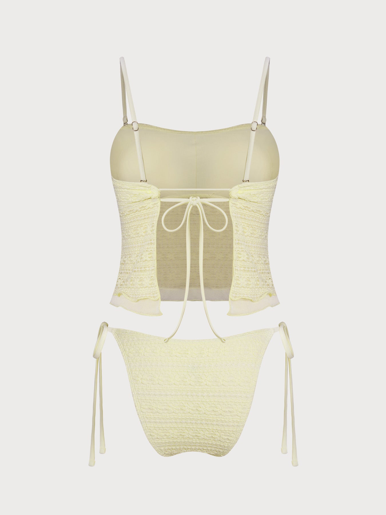 Women's Knitted Nylon Bikini Set Tankinis - SAMIOLSWIM