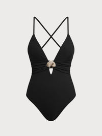 Women's Knitted Nylon One-Piece Swimsuit One-Pieces - SAMIOLSWIM