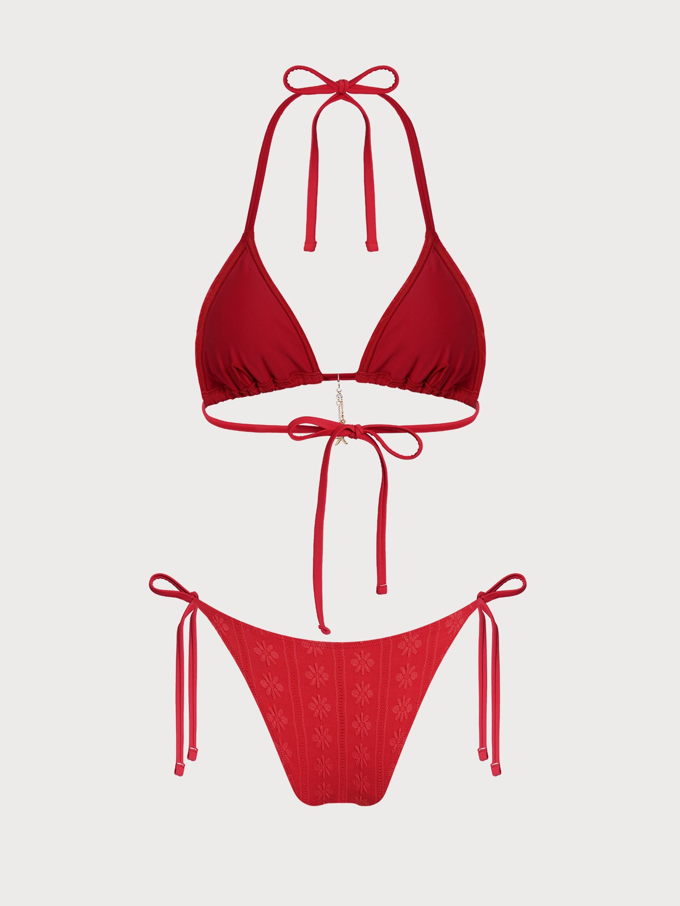 Women's Knitted Polyester Bikini Set Bikinis - SAMIOLSWIM