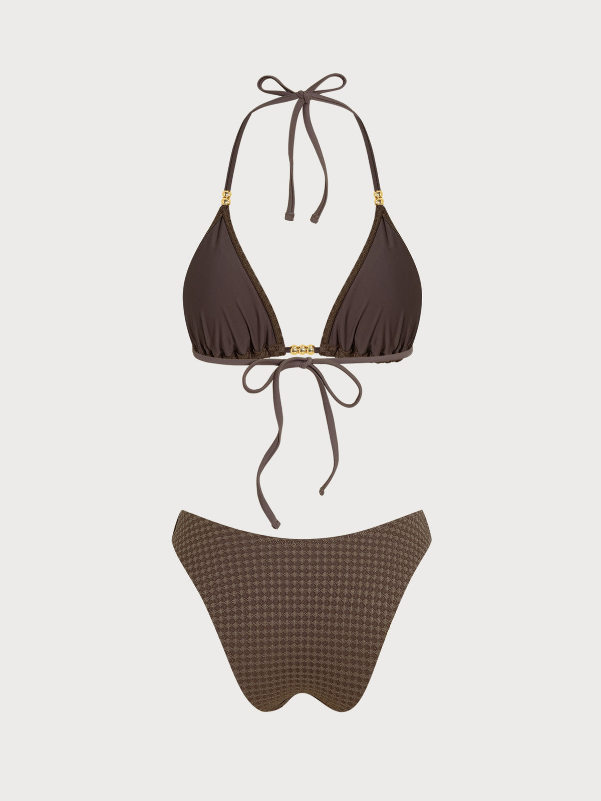 Women's Knitted Polyester Bikini Set - SAMIOLSWIM - 03