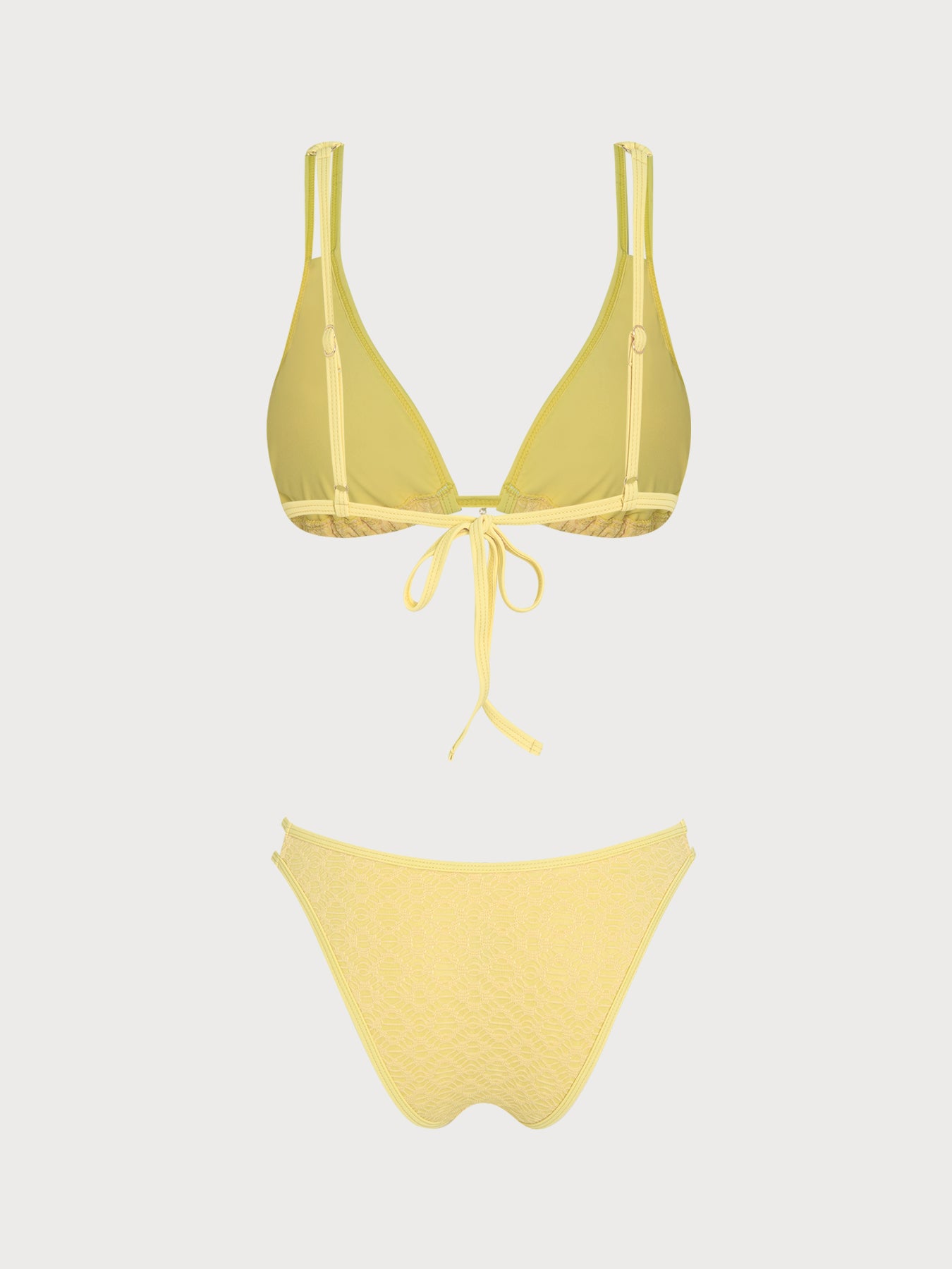 Women's Knitted Polyester Bikini Set - SAMIOLSWIM - 01