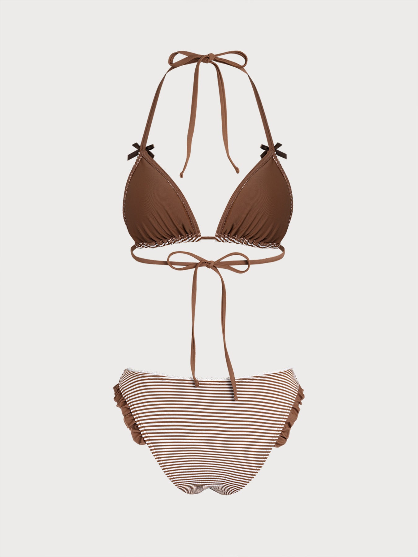 Women's Knitted Polyester Bikini Set Bikinis - SAMIOLSWIM