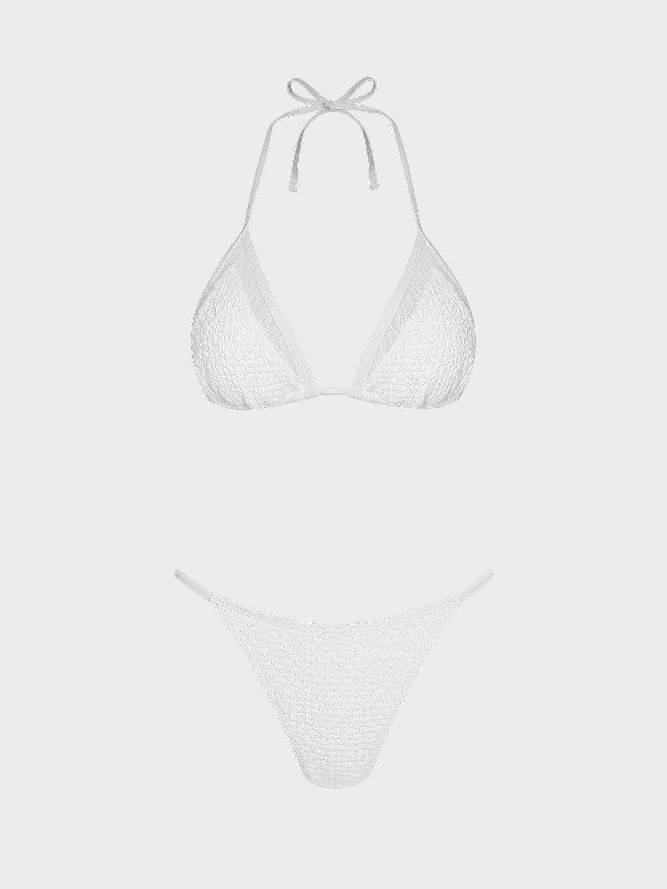 Women's Knitted Polyester Bikini Set Bikinis - SAMIOLSWIM