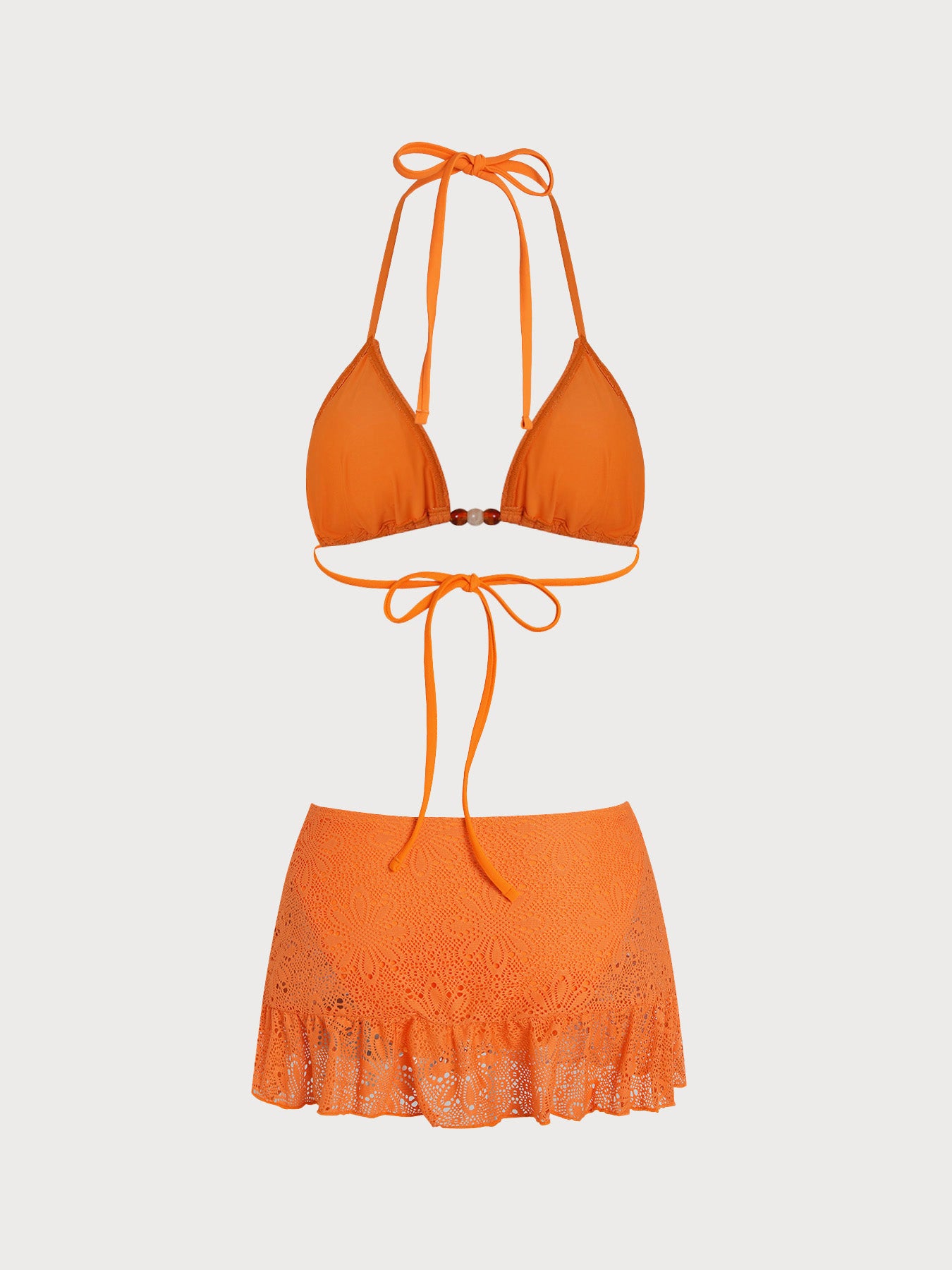 Women's Knitted Polyester Bikini Set Bikinis - SAMIOLSWIM