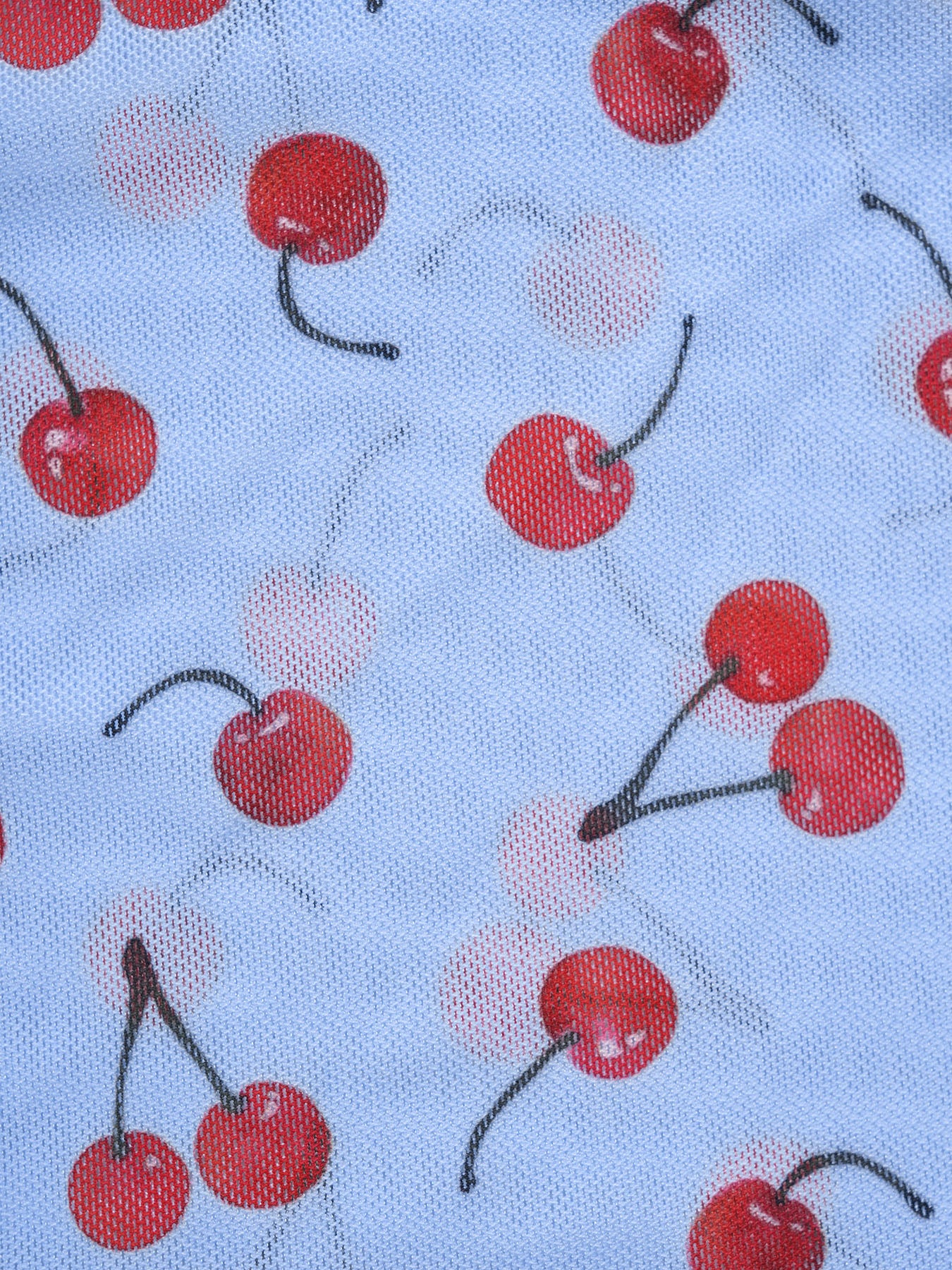 Women's Knitted Polyester Cherry Tankini Set Tankinis - SAMIOLSWIM