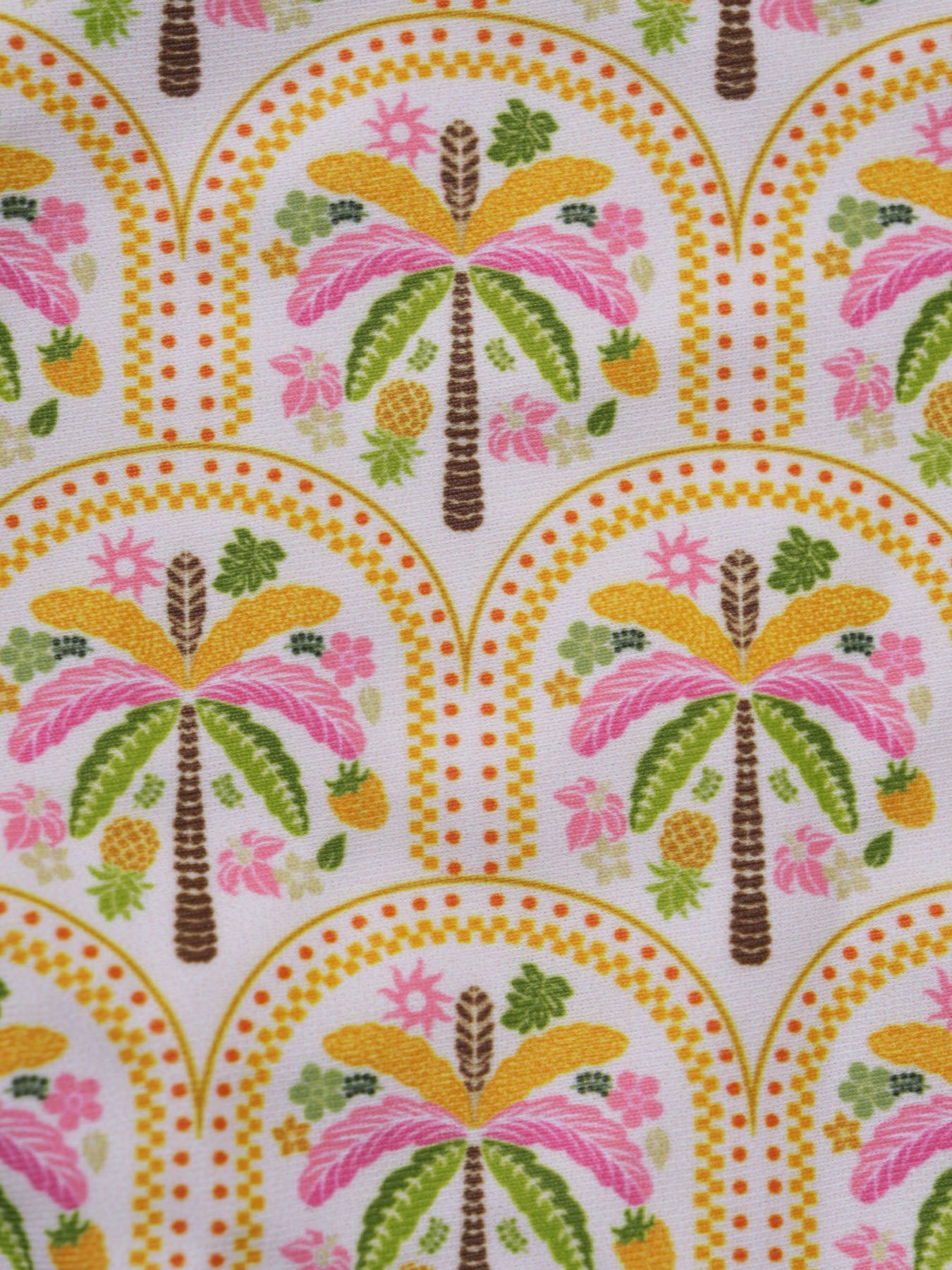 Women's Knitted Polyester Coconut Tree Print Bikini Se Bikinis - SAMIOLSWIM