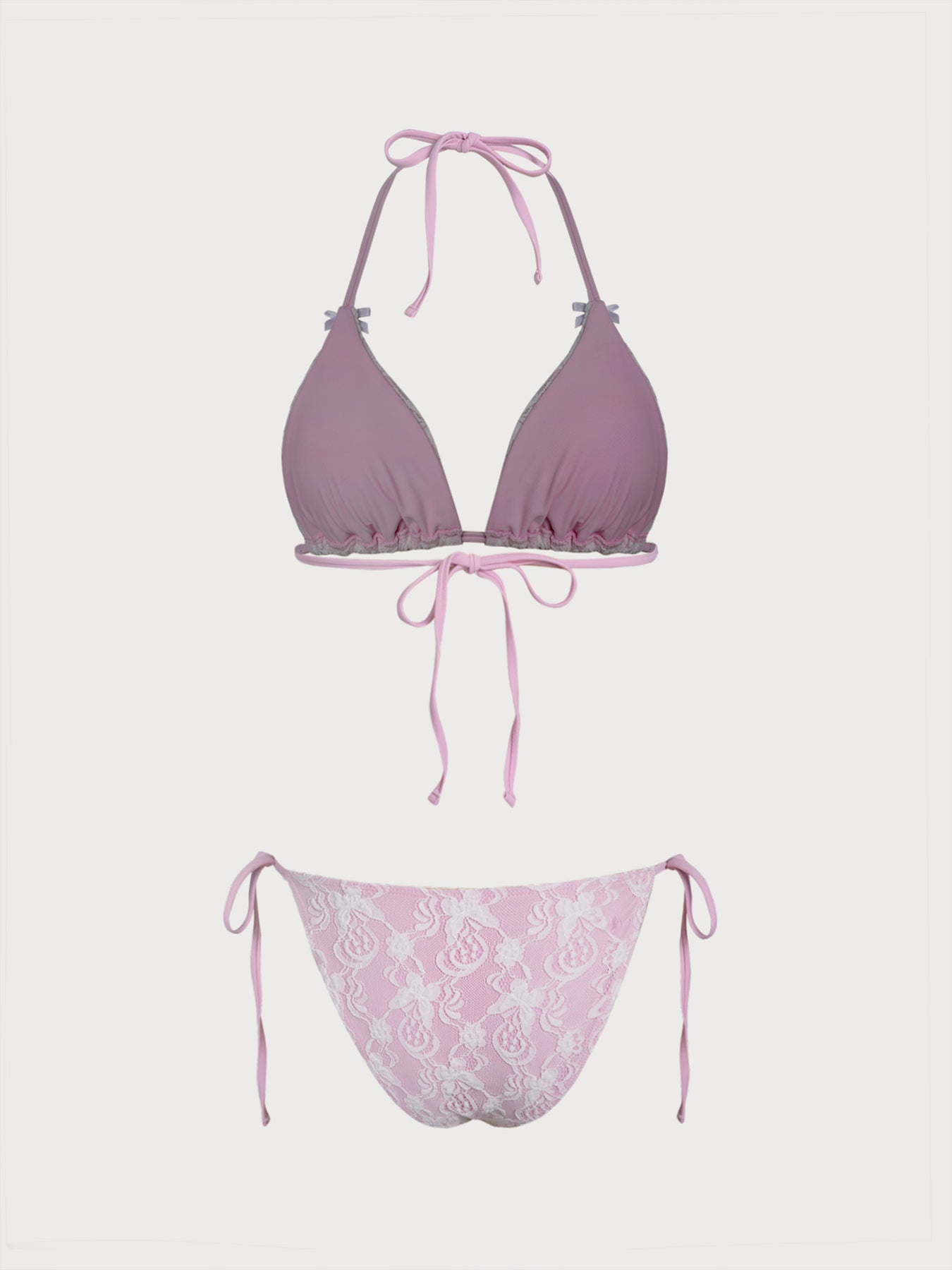 Women's Knitted Polyester Jacquard Bikini Set Bikinis - SAMIOLSWIM