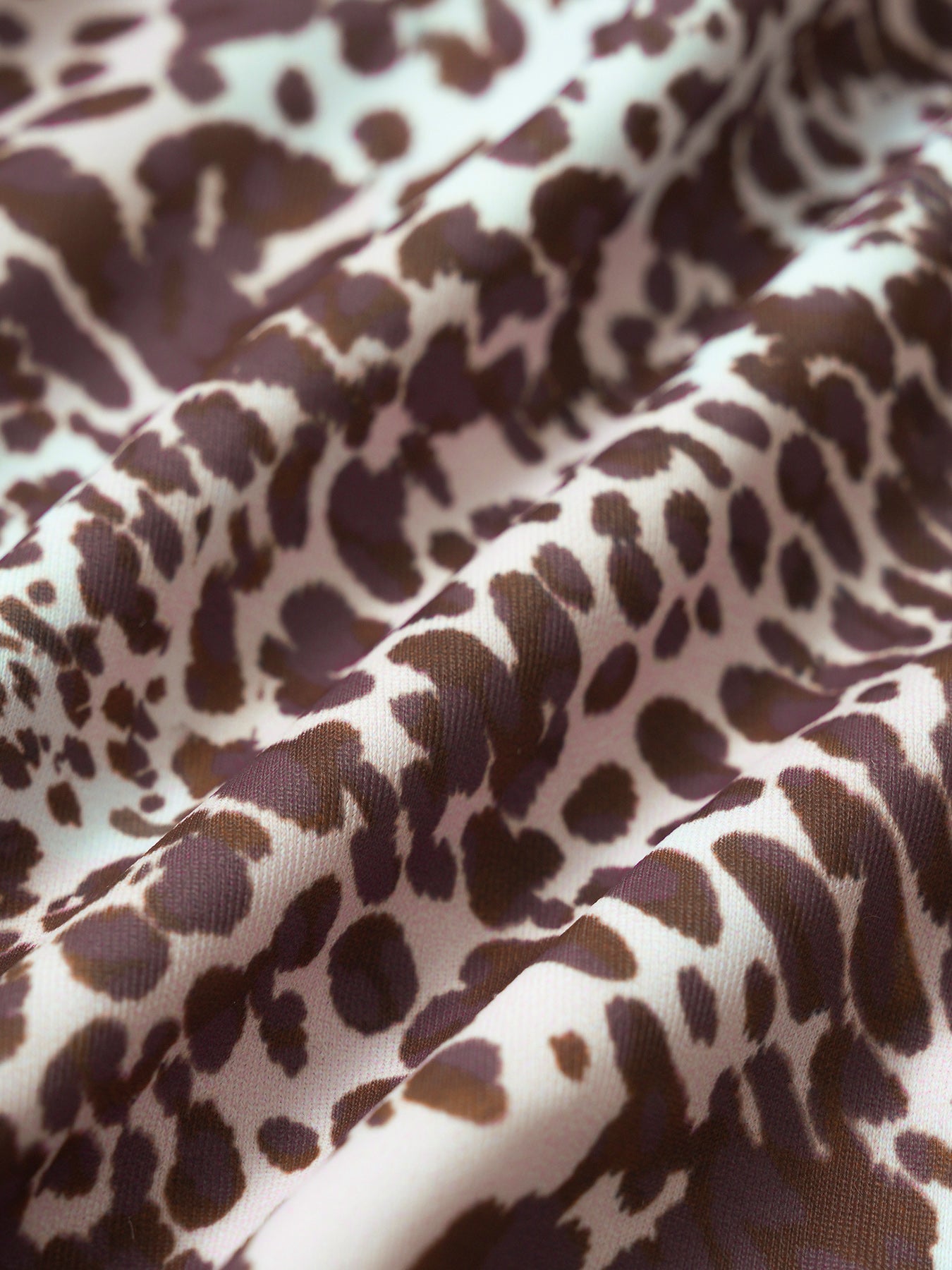 Women's Knitted Polyester Leopard Print Tankini Suit Tankinis - SAMIOLSWIM