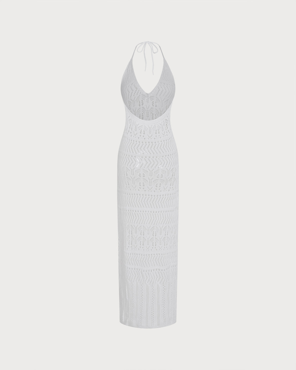 Women's Knitted Polyester Maxi Cover-Up - SAMIOLSWIM - 03